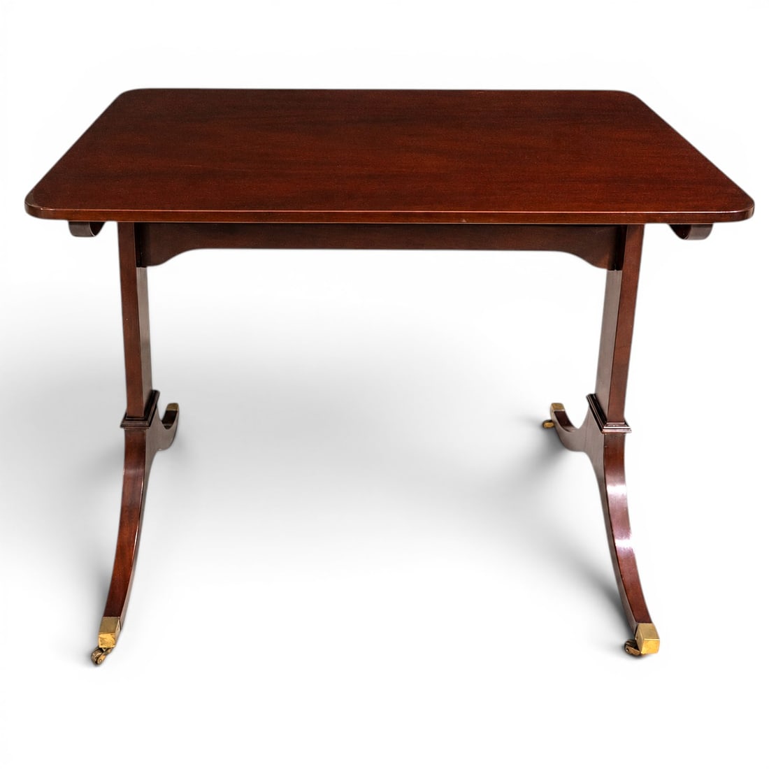 Regency Style Mahogany Library Table - 2
