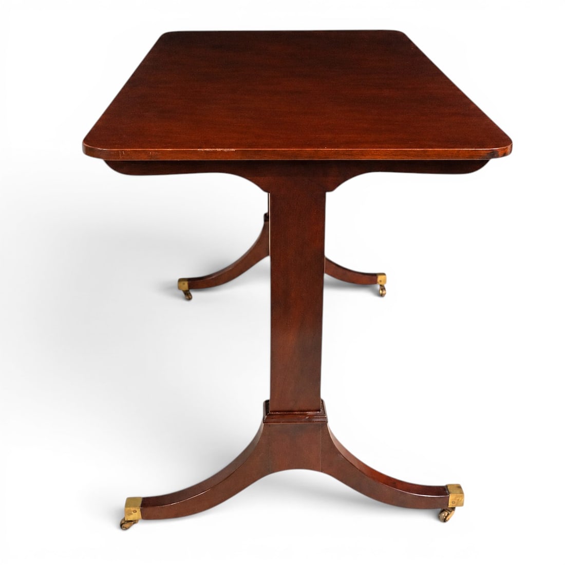 Regency Style Mahogany Library Table - 3