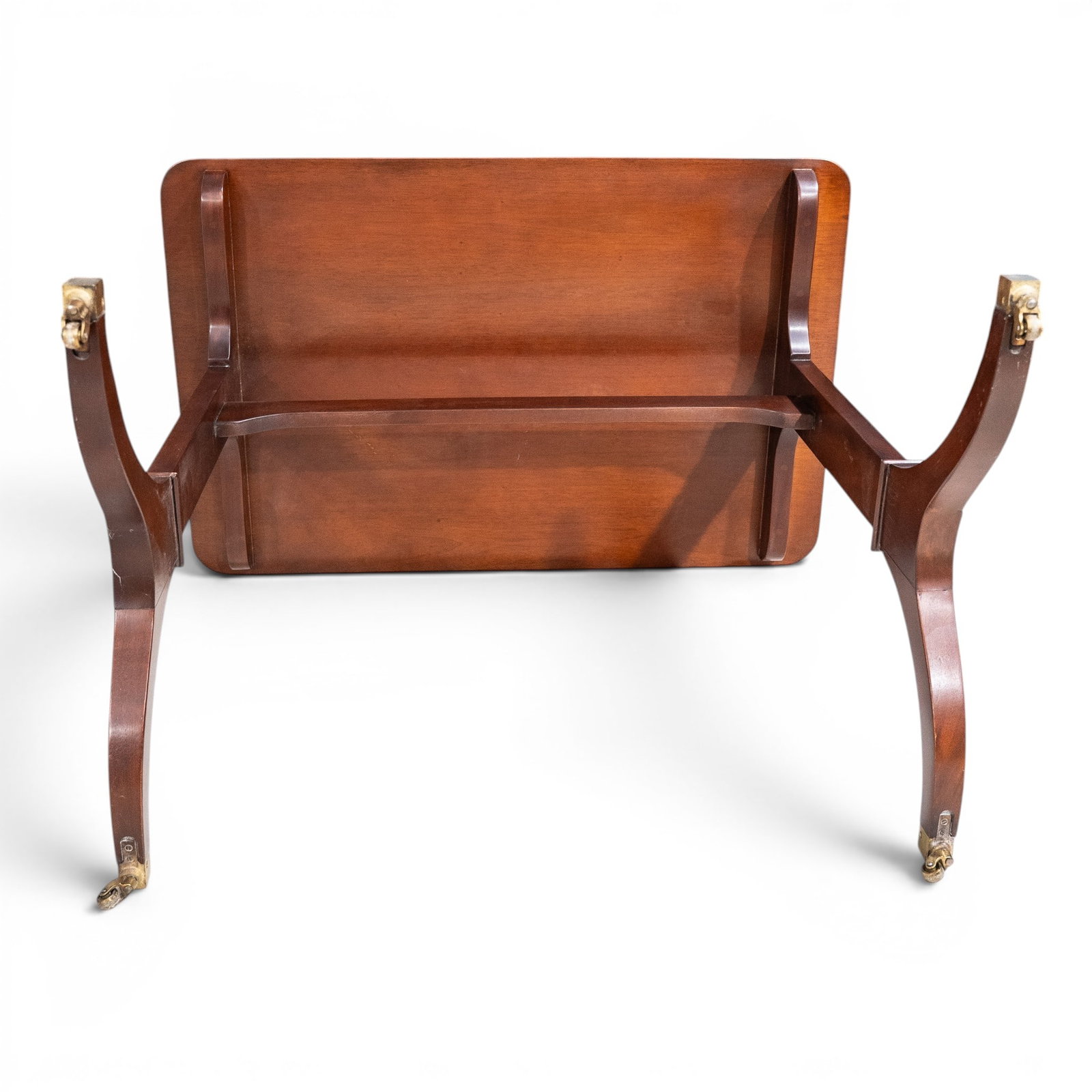 Regency Style Mahogany Library Table - 6