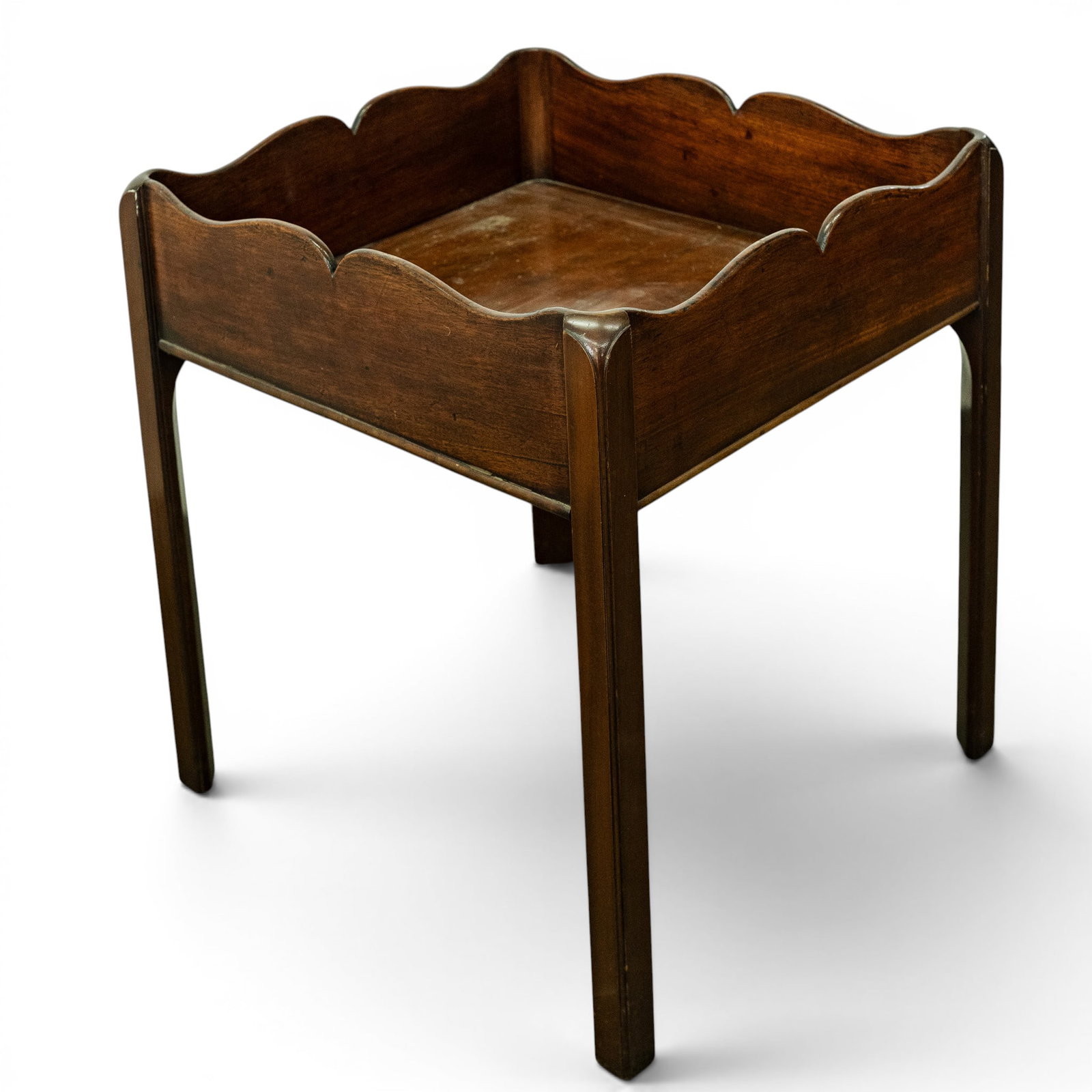 Vintage Georgian-Style Mahogany Butler’s Tray Table (1 of 5)