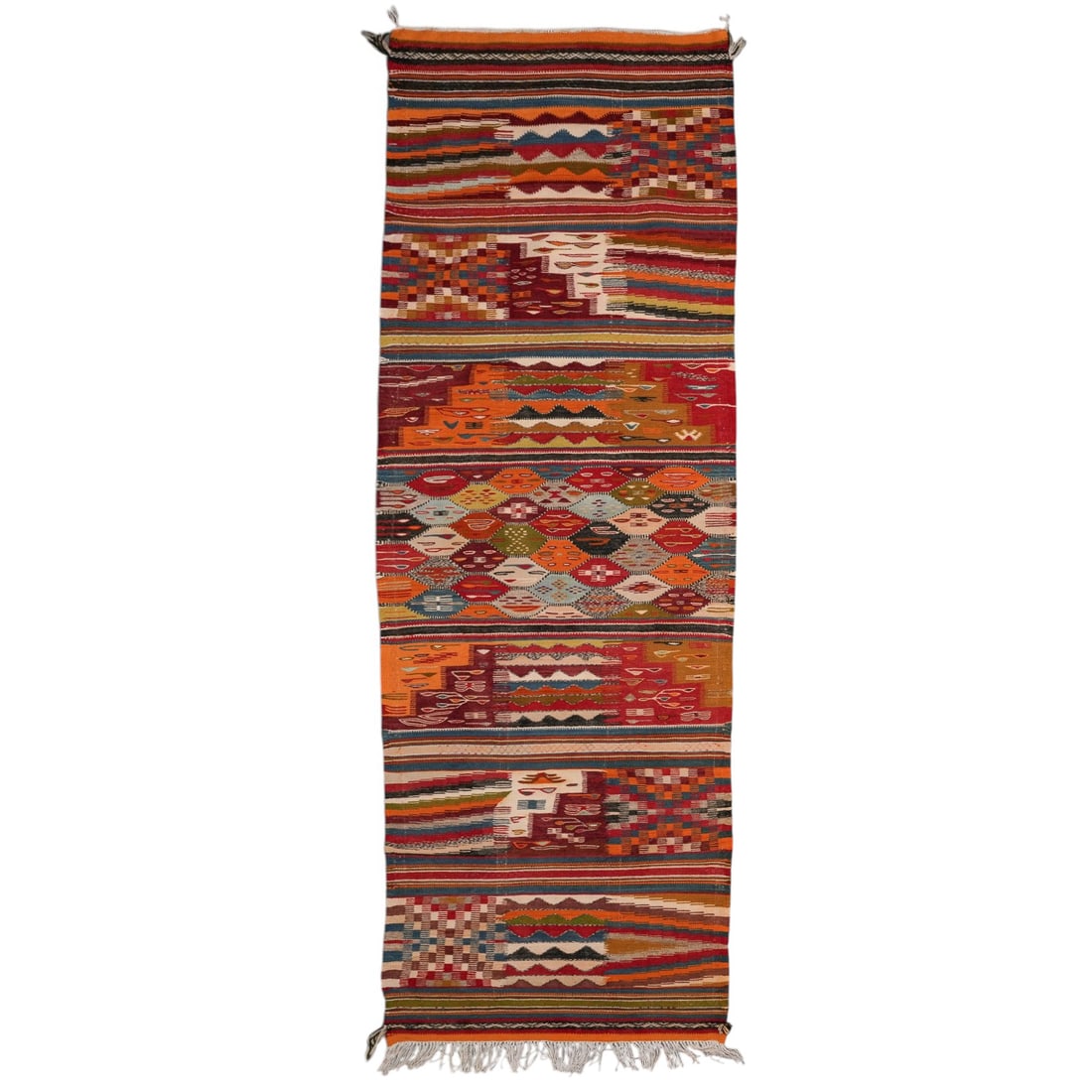 Vintage Hand-Woven Moroccan Tribal Kilim Rug (1 of 7)