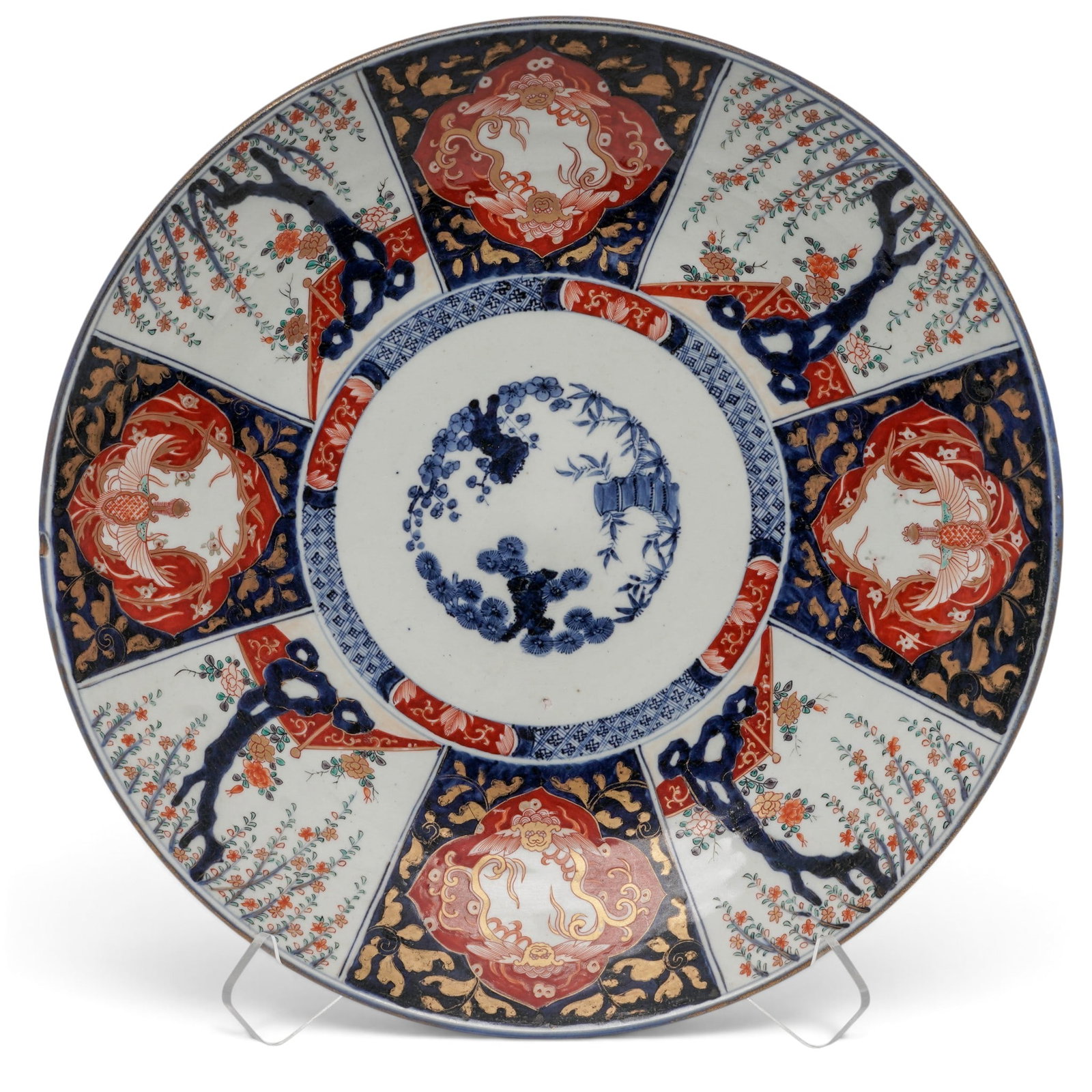 Large Antique Japanese Imari Porcelain Charger (1 of 8)