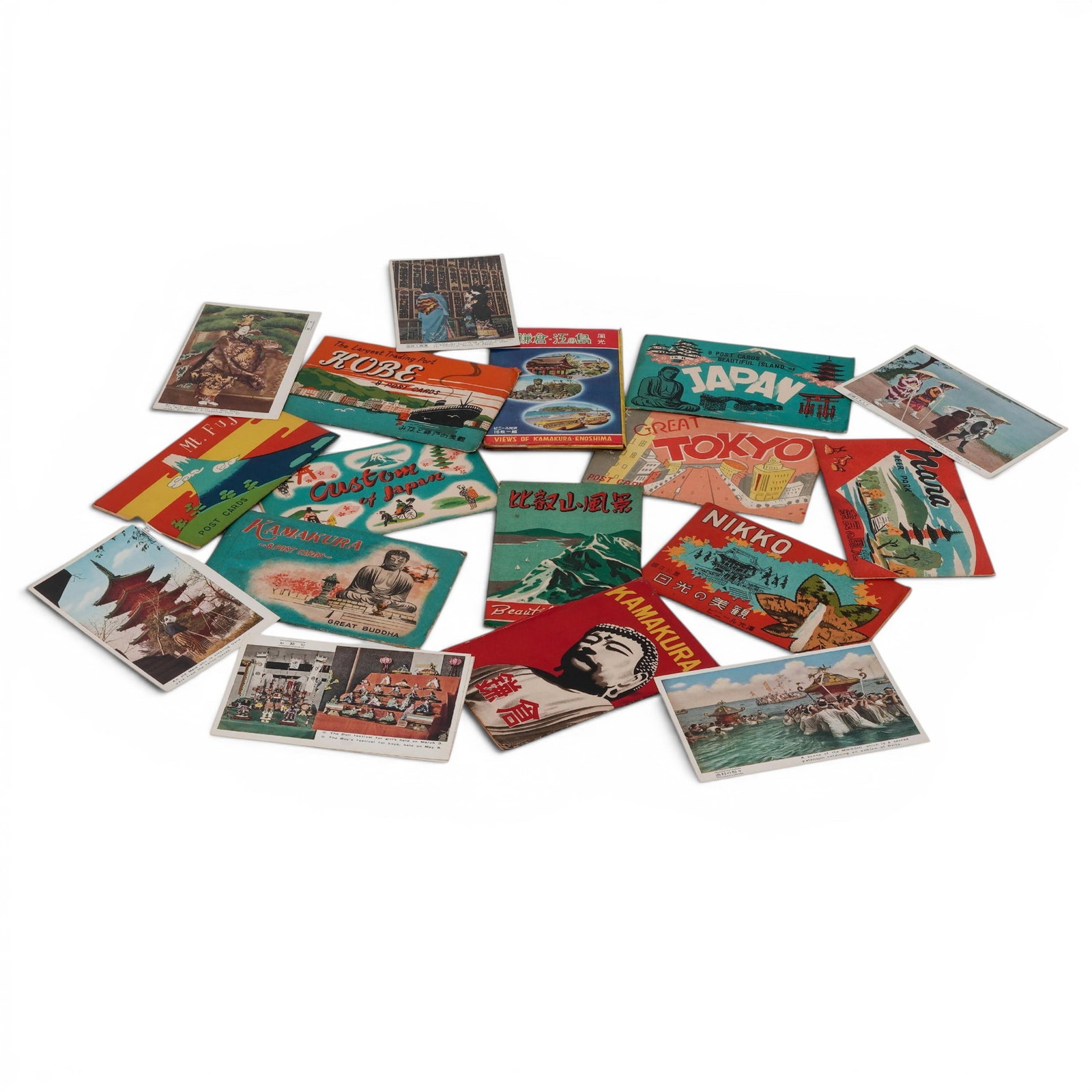 (11pc) Japanese Showa Period Postcard Collection (1 of 14)