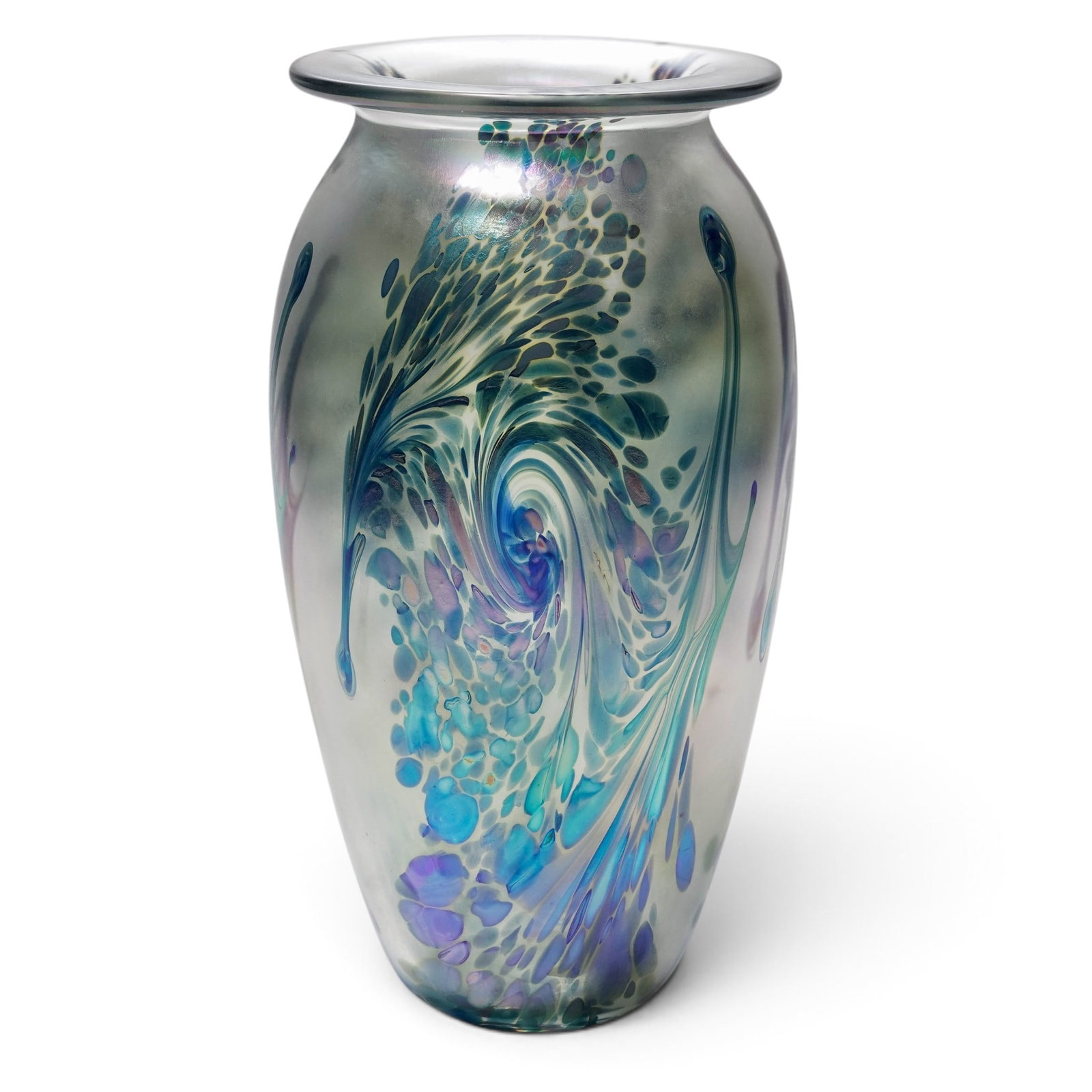 Robert Eickholt Studio Iridescent Art Glass Vase (1 of 11)