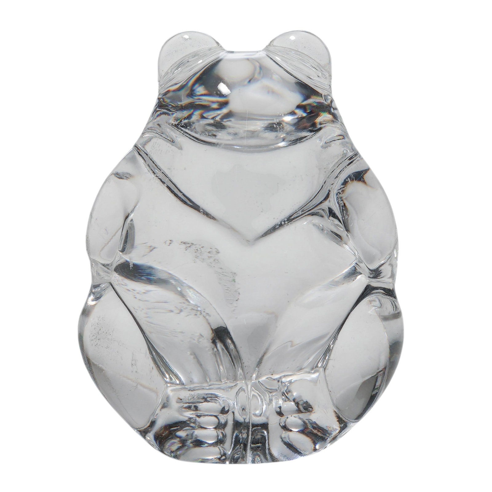 Steuben Crystal Bear Hand Cooler - 3
