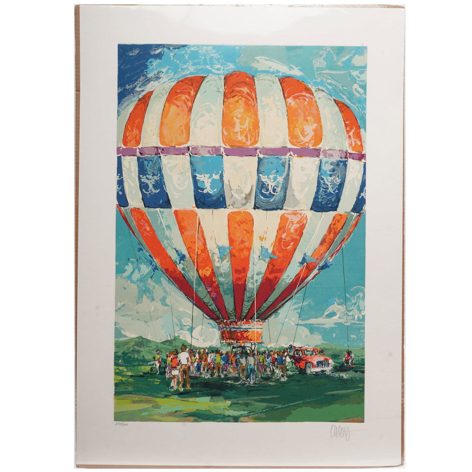 Wayland Moore (American, 1935–2022) "Lift-Off" Serigraph