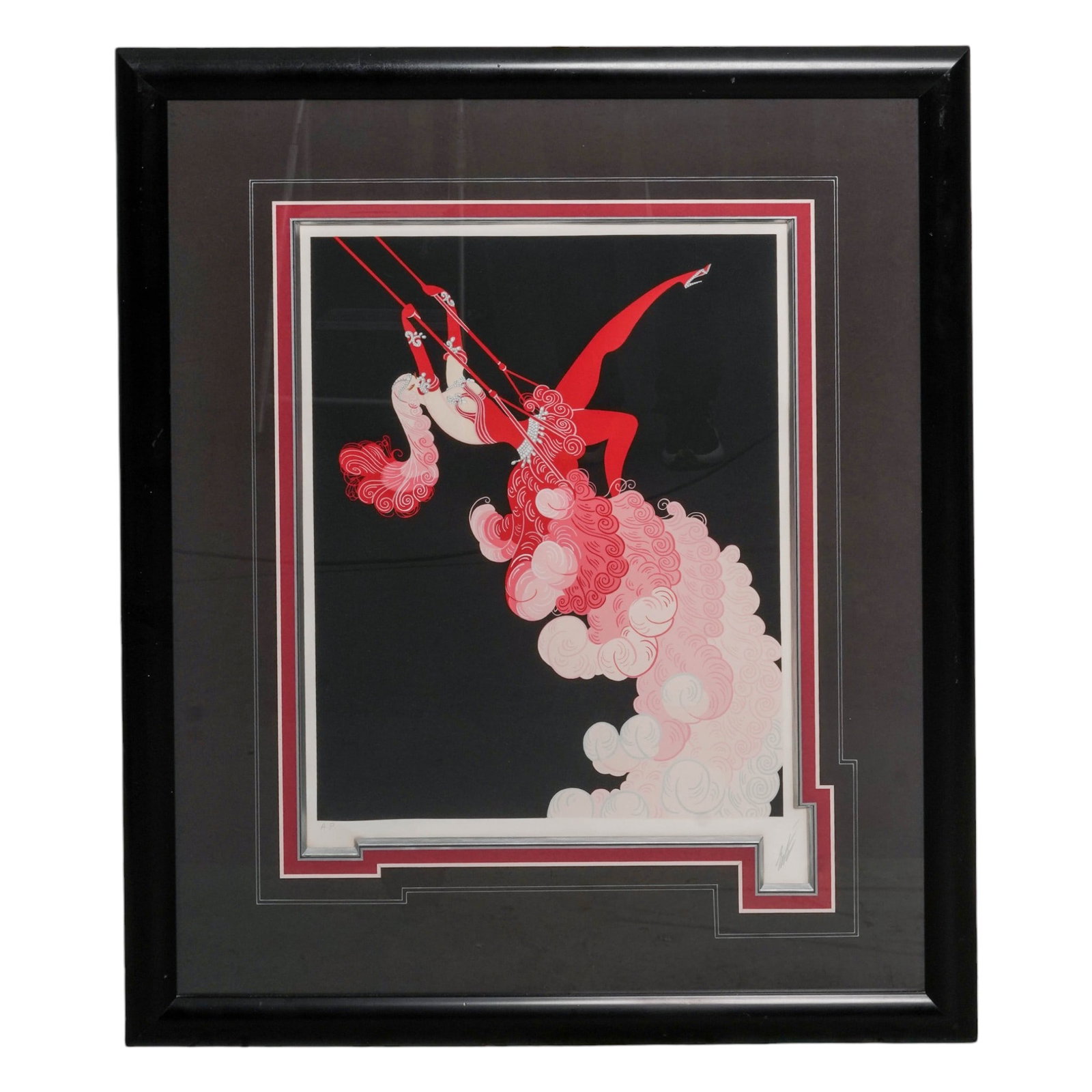 Erte 'The Trapeze' Serigraph - 2