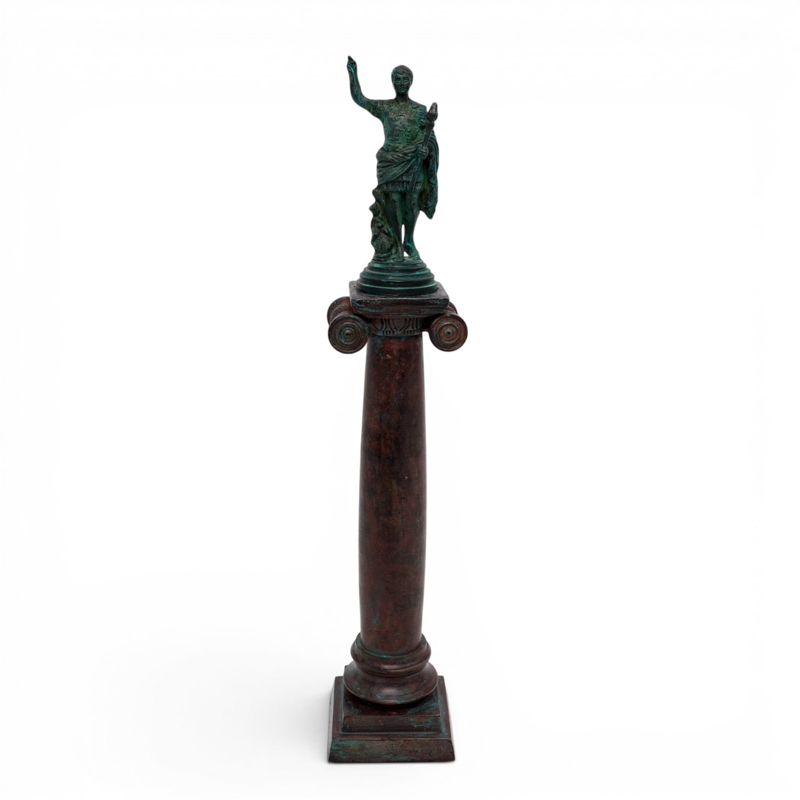 Grand Tour Style Patinated Metal Sculpture