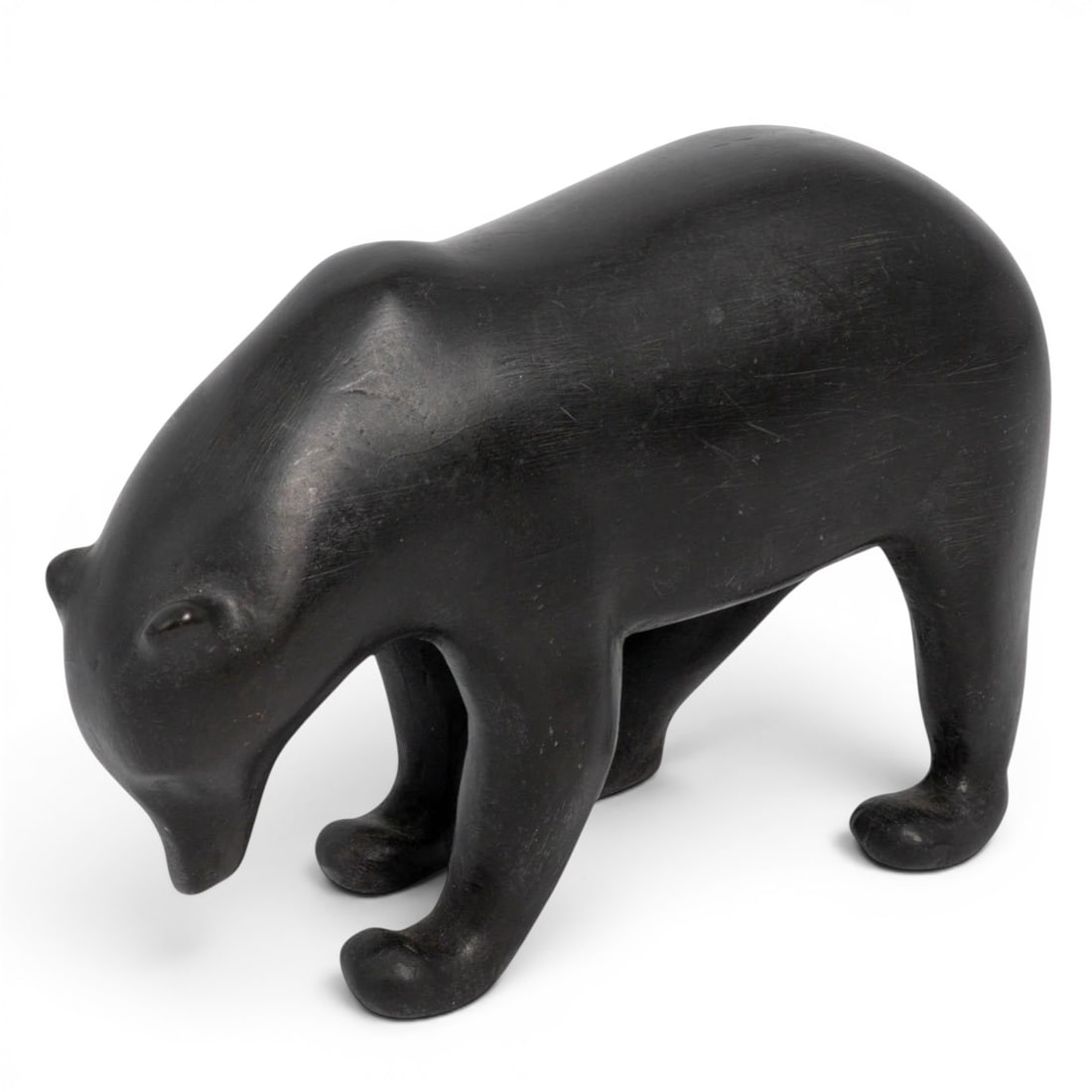 After Francois Pompon Polar Bear Poly-Stone Sculpture (1 of 5)