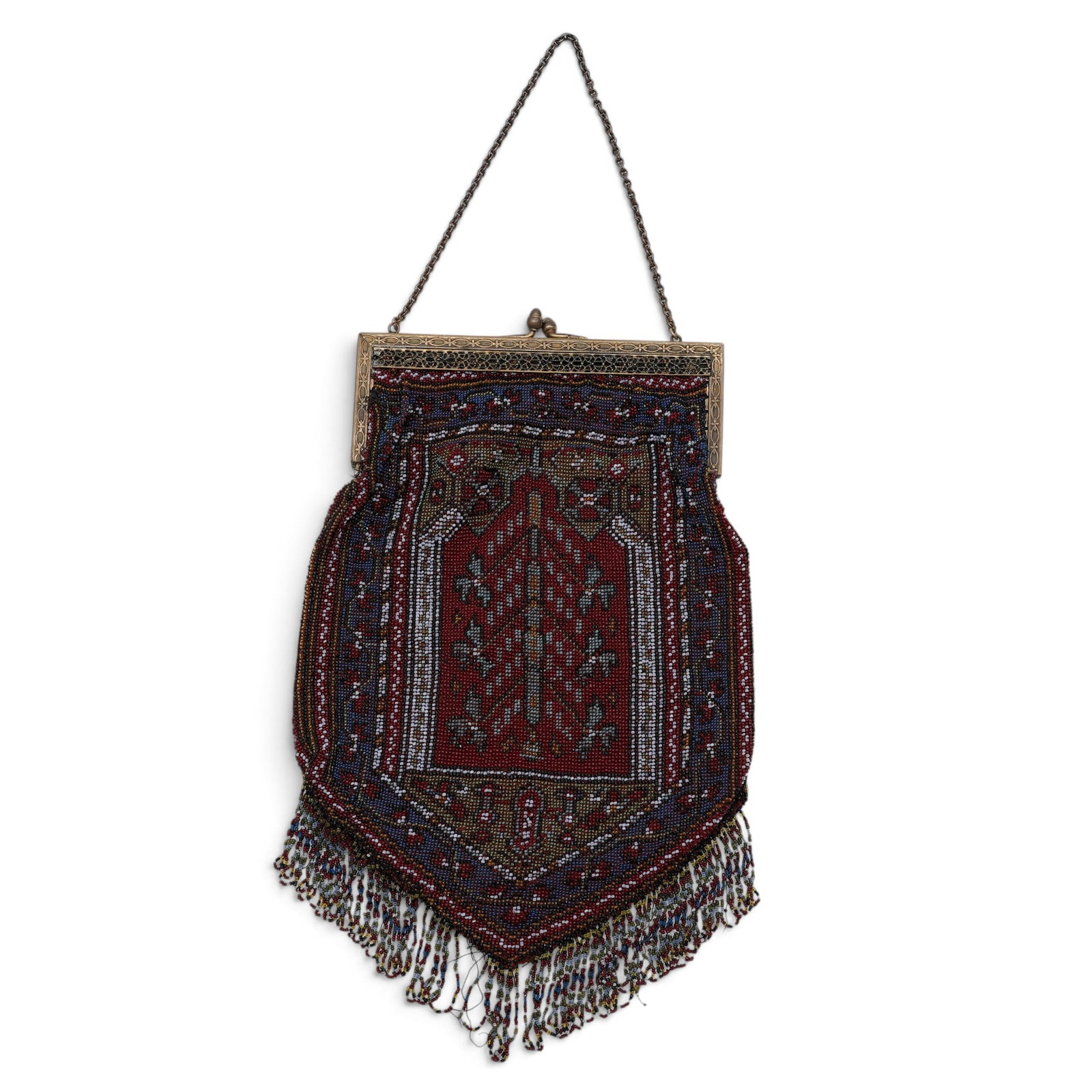 Antique Micro-Beaded Flapper Purse (1 of 6)