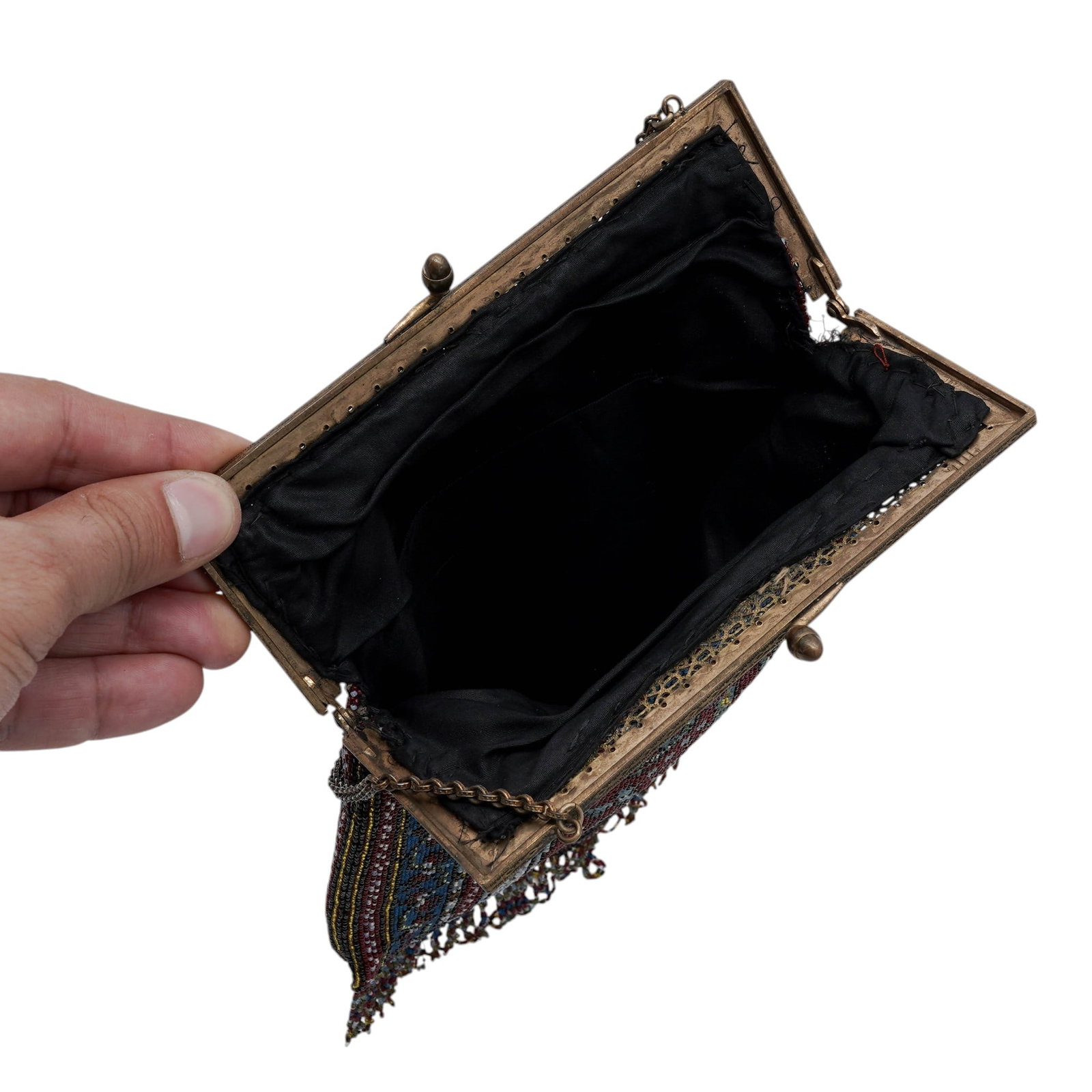 Antique Micro-Beaded Flapper Purse - 3