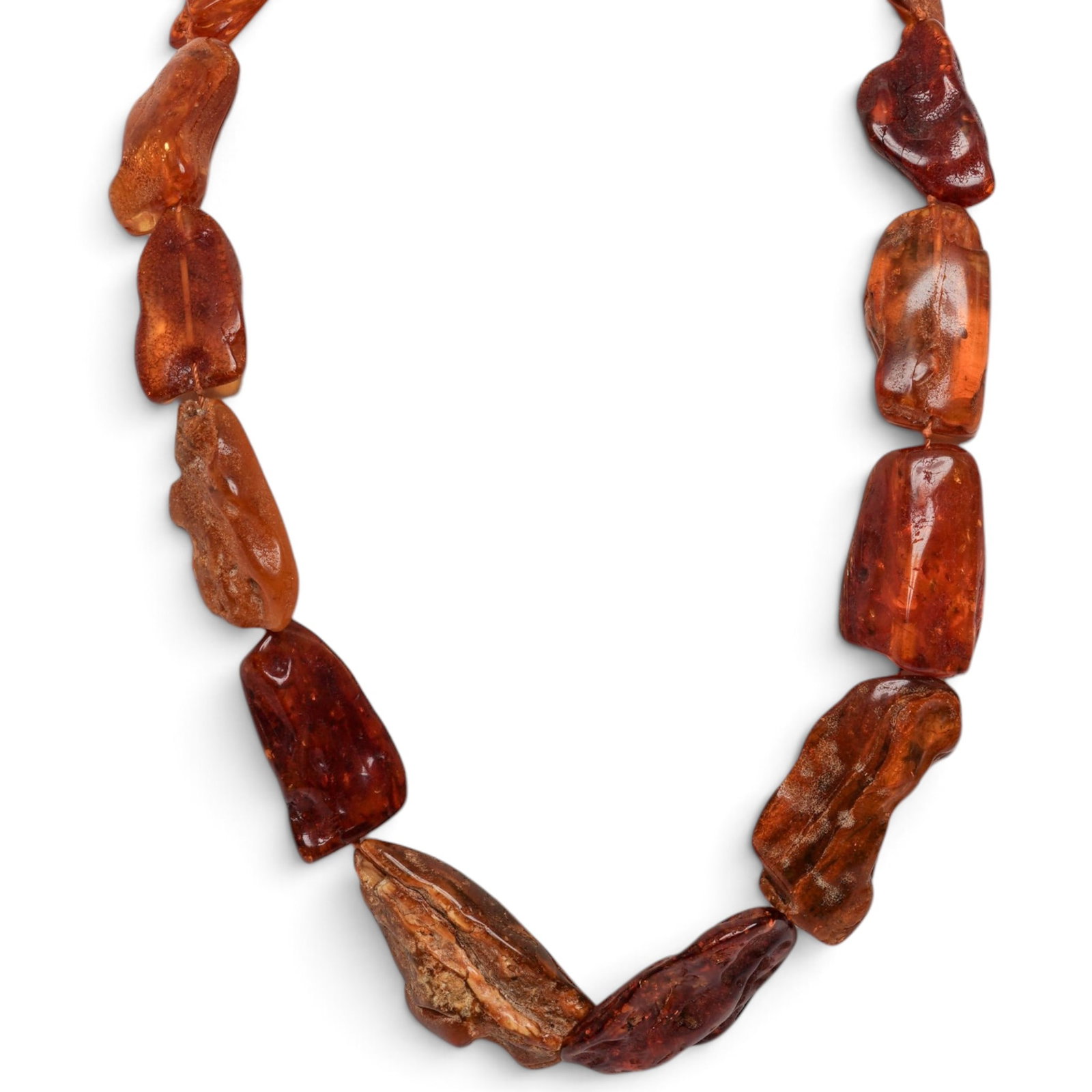 Baltic Amber Graduated Beaded Slip-On Necklace (1 of 6)