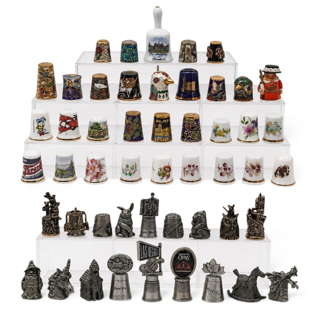 (50pc) Vintage & Antique Thimble Collection (1 of 7)