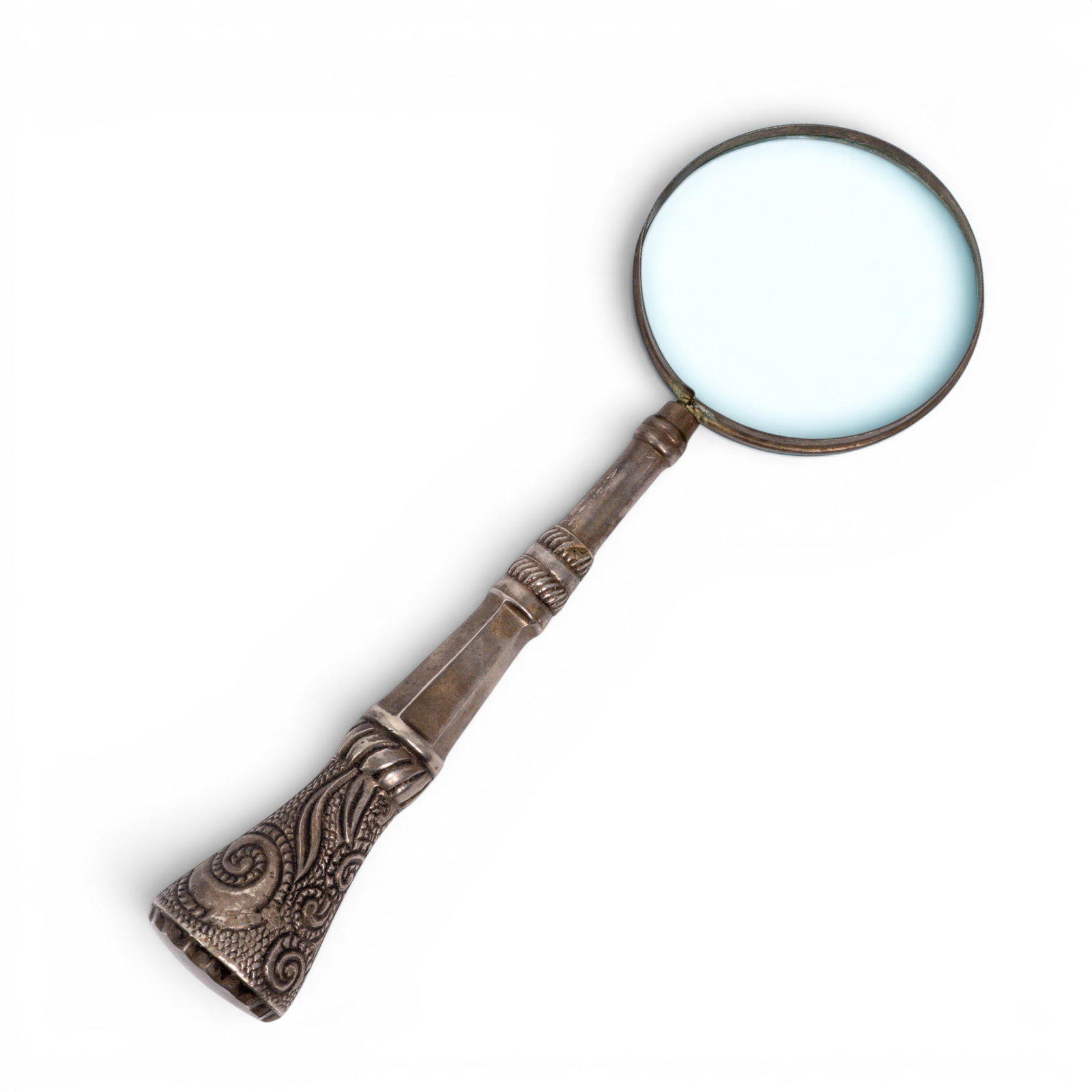 Large Pewter Magnifying Glass (1 of 4)