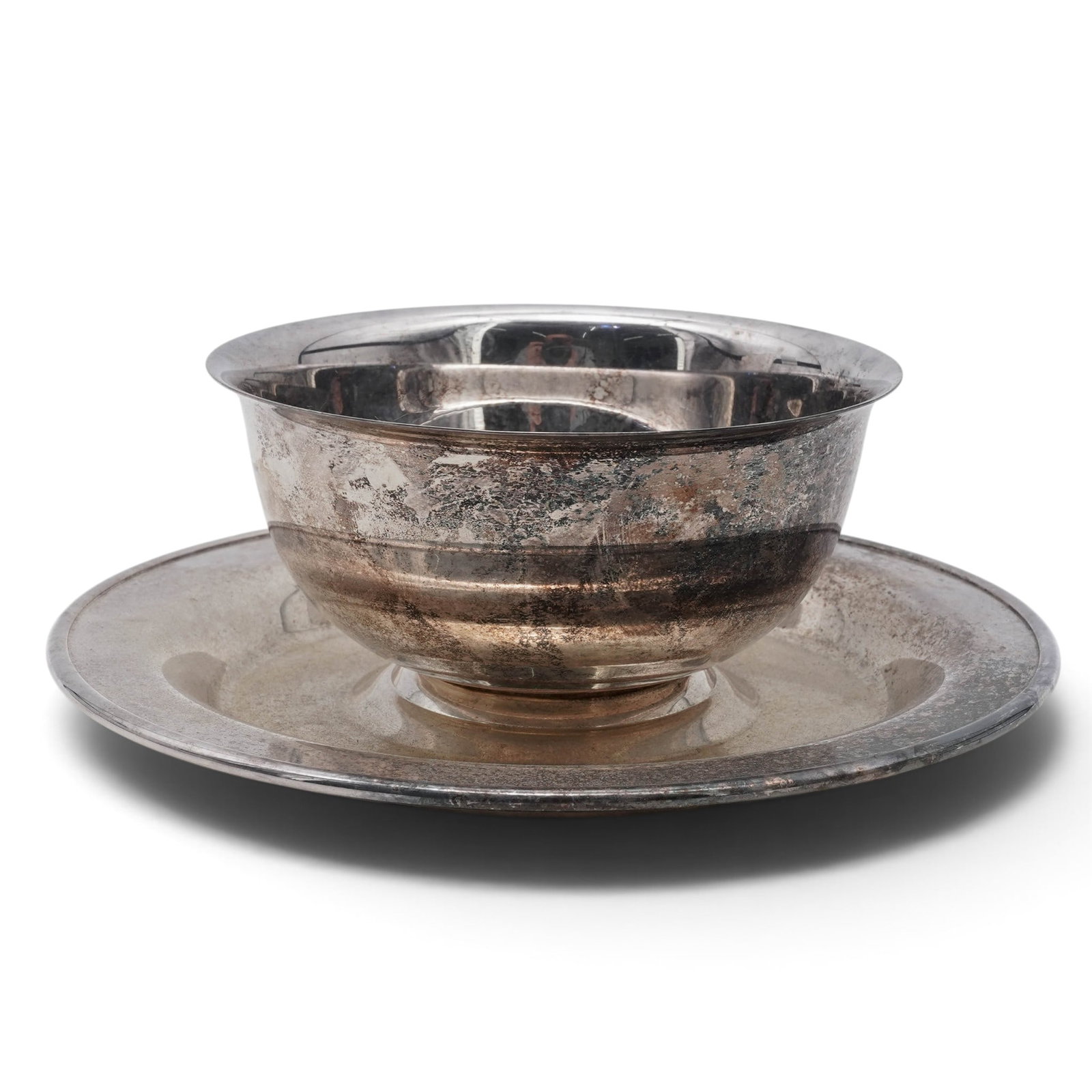 WM. A. Rogers Silver Plated Bowl & Underplate (1 of 3)