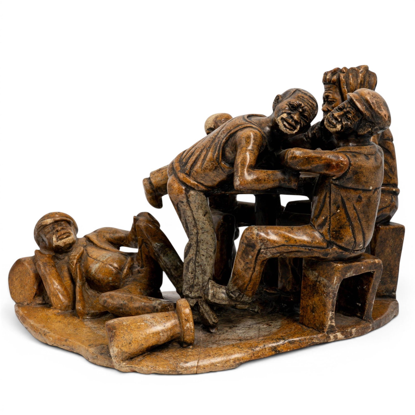 South African Stone Sculpture Gathering of People (1 of 7)