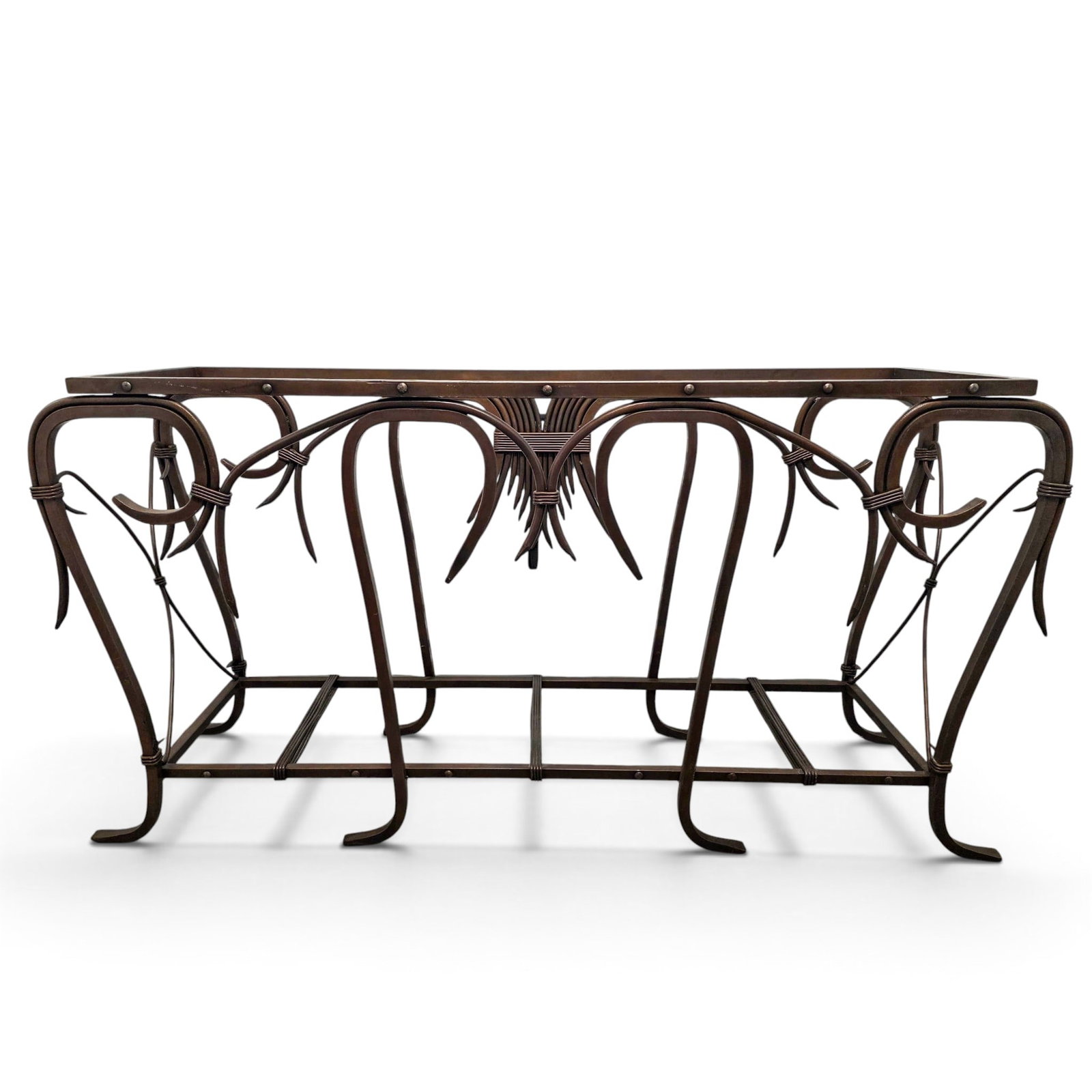 Alexandra Diaz Designer Wrought Iron Spanish Revival Console Table (1 of 6)