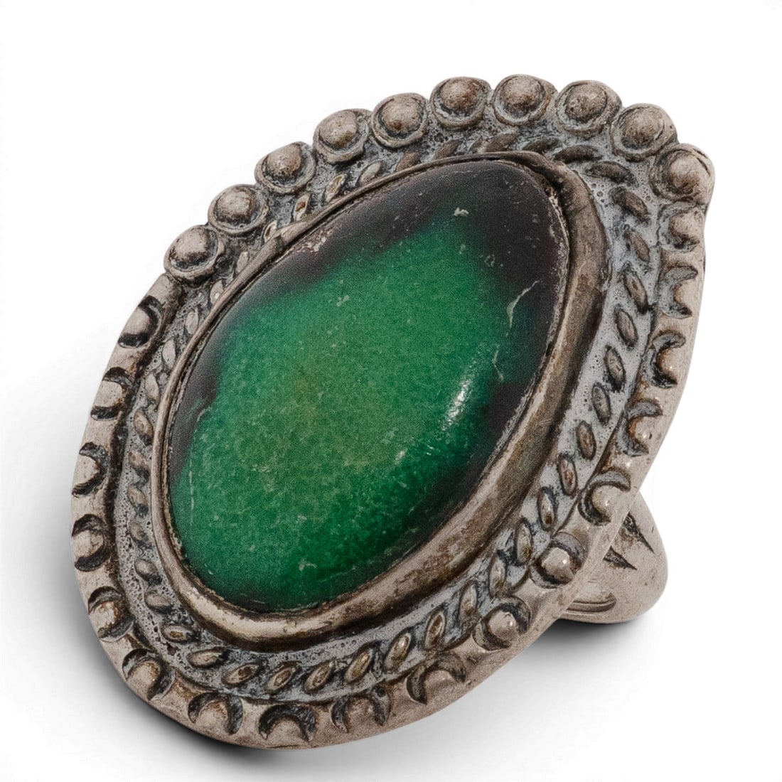 Vintage Southwestern Sterling Silver & Variscite Ring (1 of 4)