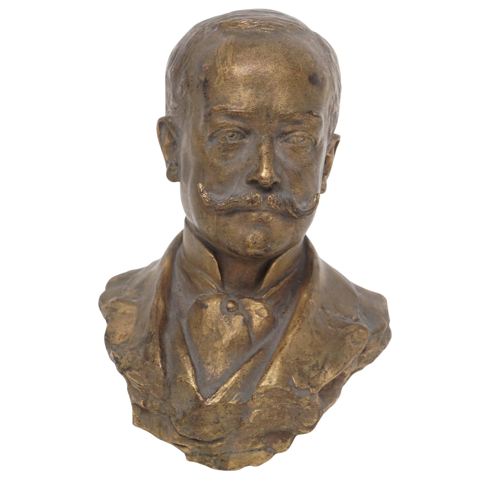 Henri Weigele Bronze Bust of Otto Von Bismarck: Henri Weigele Bronze Bust of Otto Von Bismarck Late 19th - Early 20th Century Bronze bust sculpture by Henri Weigele depicting Otto von Bismarck. Finely cast with classical detailing, it captures a fo