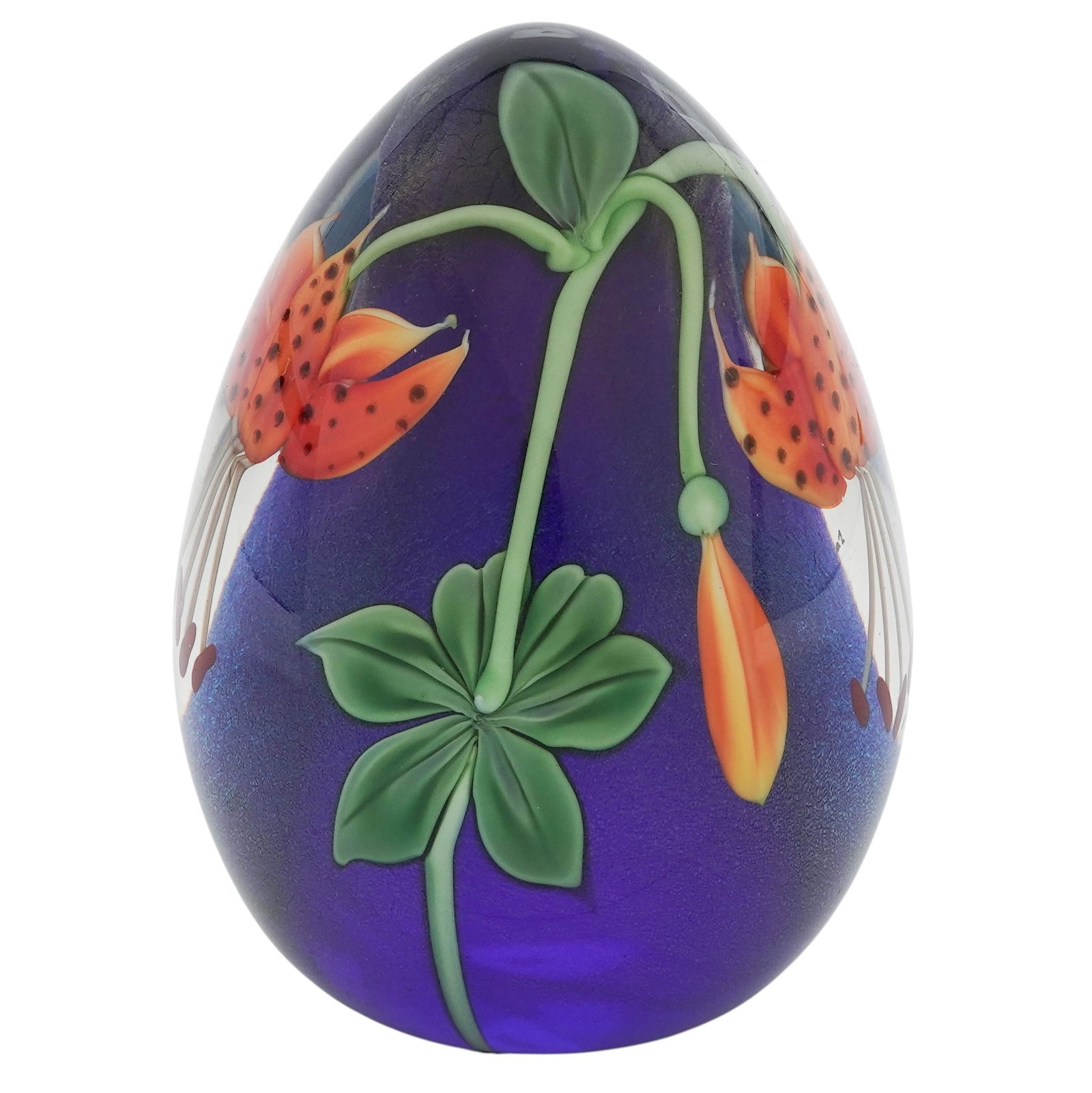 Ed Alexander x Orient & Flume Tiger Lily Glass Paperweight (1 of 4)