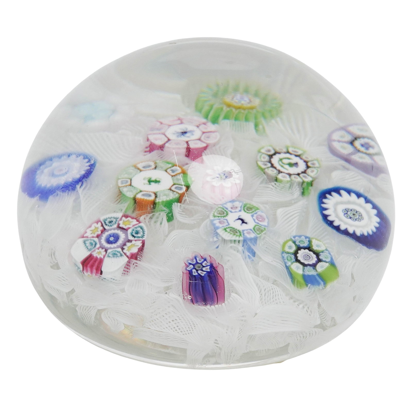 Perthshire Spaced Ribbons Glass Paperweight (1 of 7)