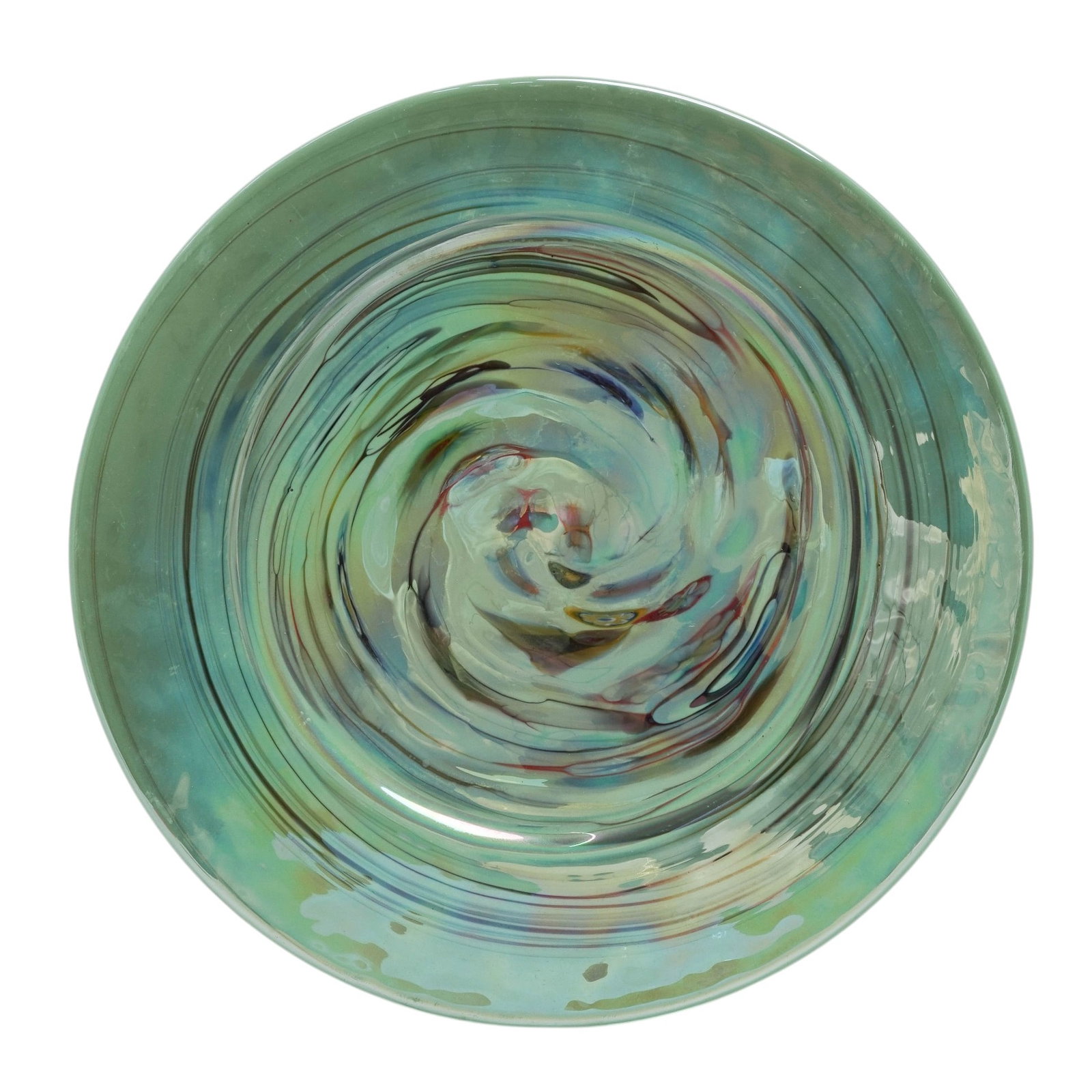 Large Yalos Casa Opalescent Murano Millefiori Charger Plate (1 of 5)