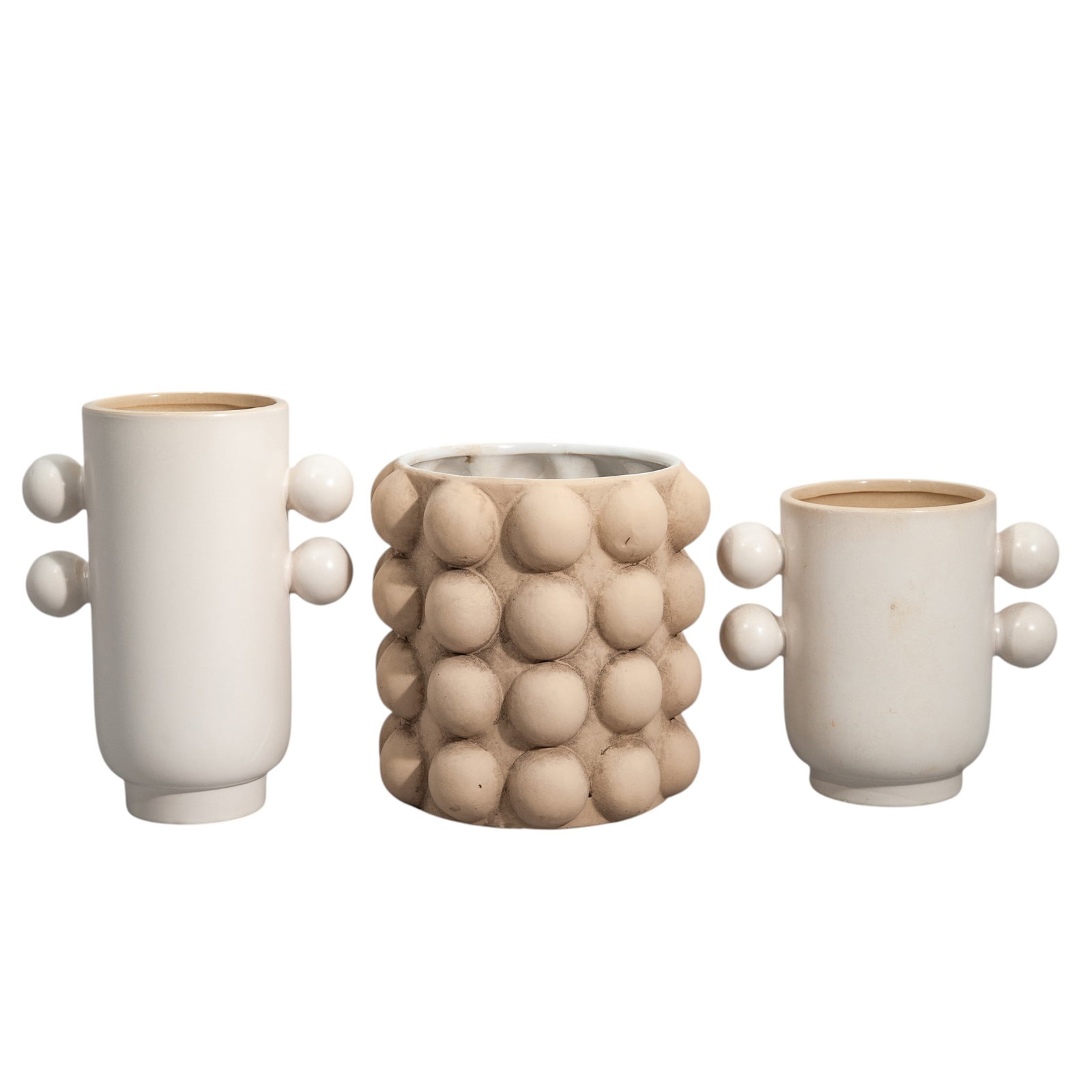 (3pc) Kelly Wearstler Style Ceramic Vase Collection (1 of 6)