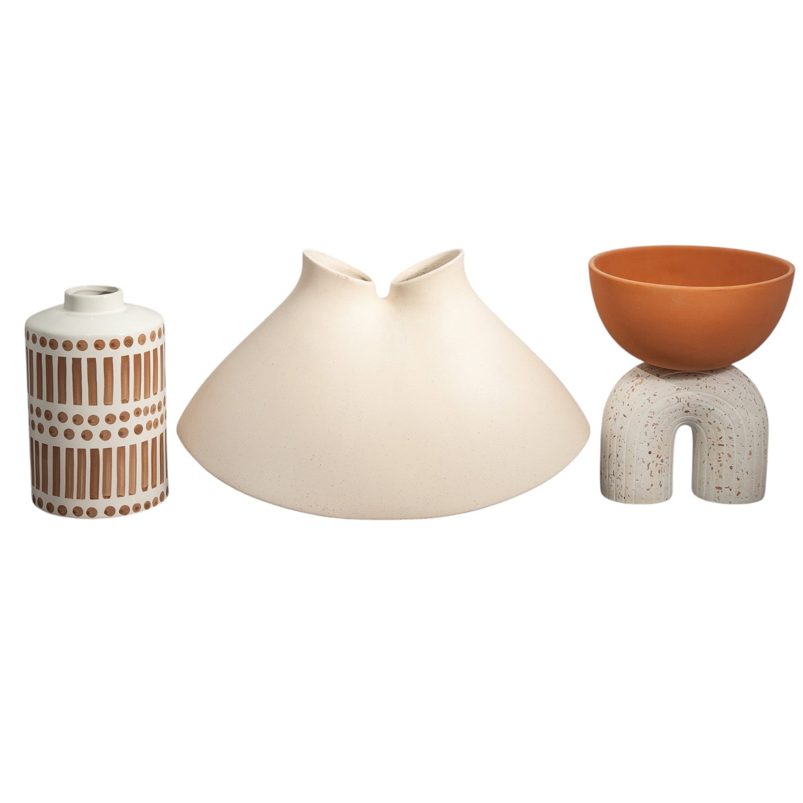 (3pc) Modern Minimalist Nordic Style Ceramic Group (1 of 6)