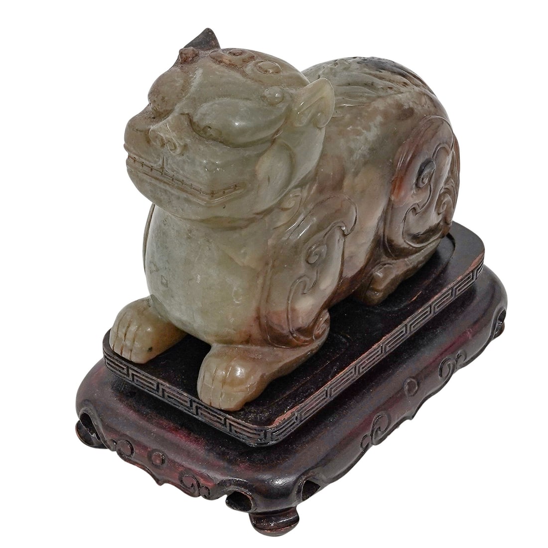 Antique Chinese Carved Jade Foo Dog (1 of 7)