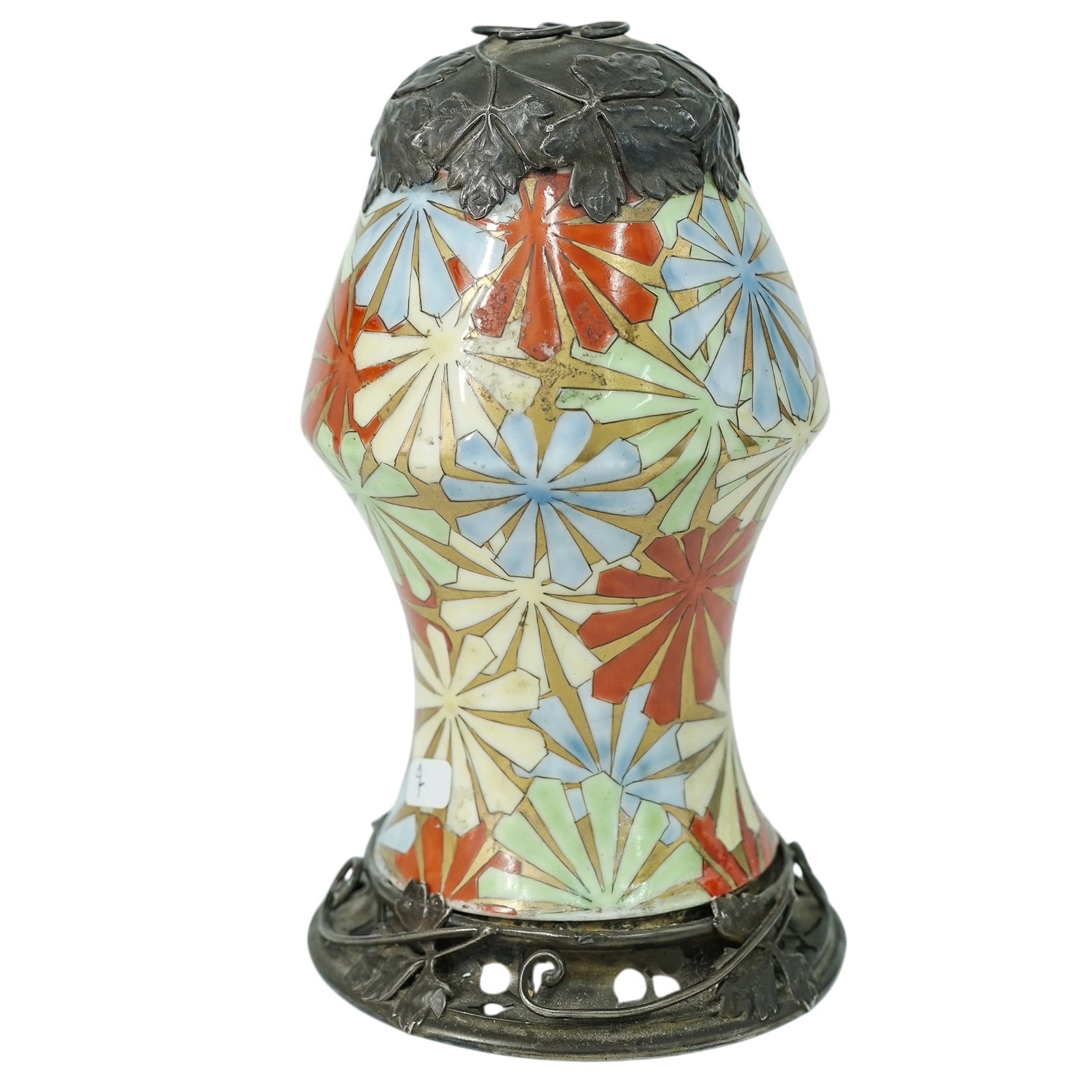 French Mounted Sterling Silver Porcelain (1 of 4)