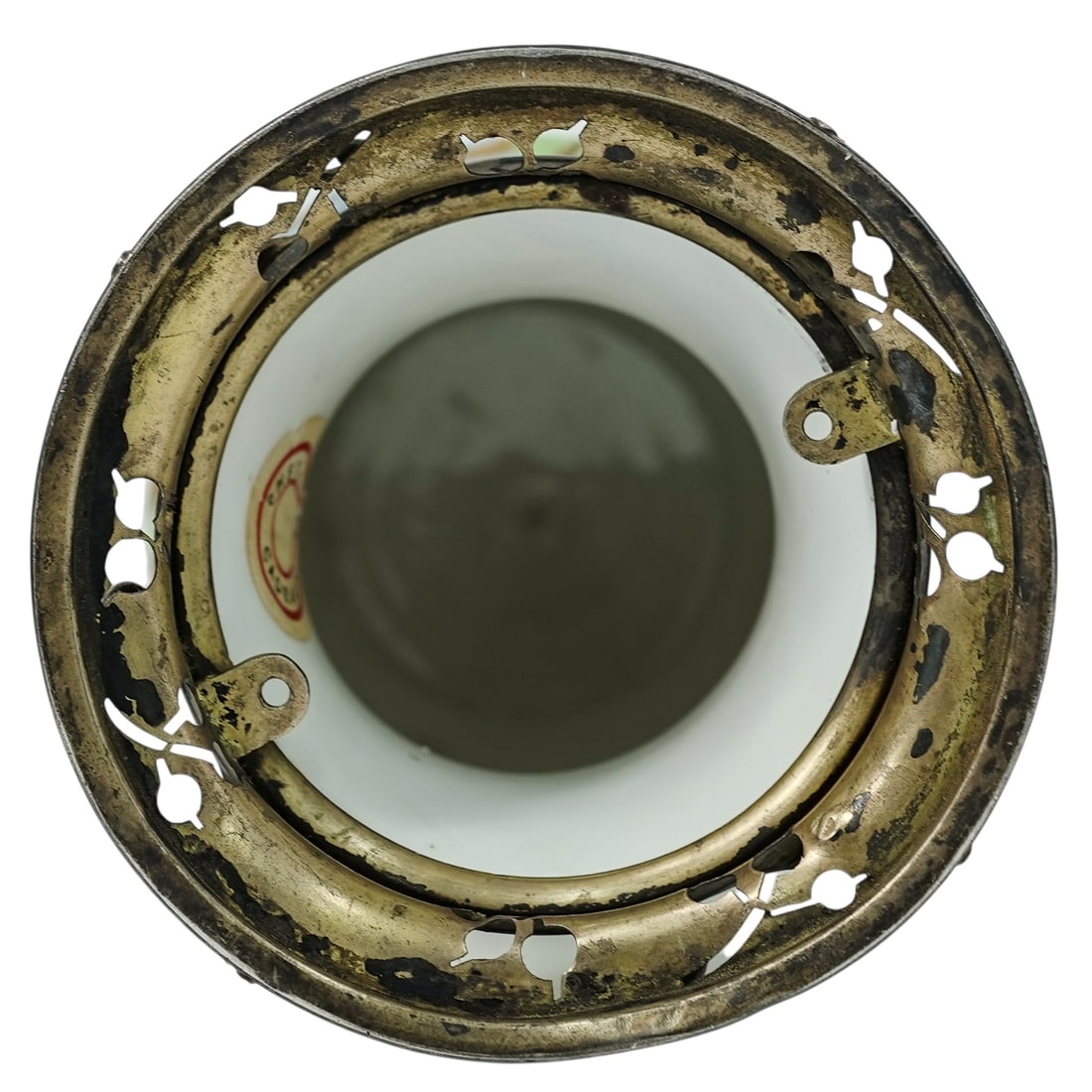 French Mounted Sterling Silver Porcelain - 3