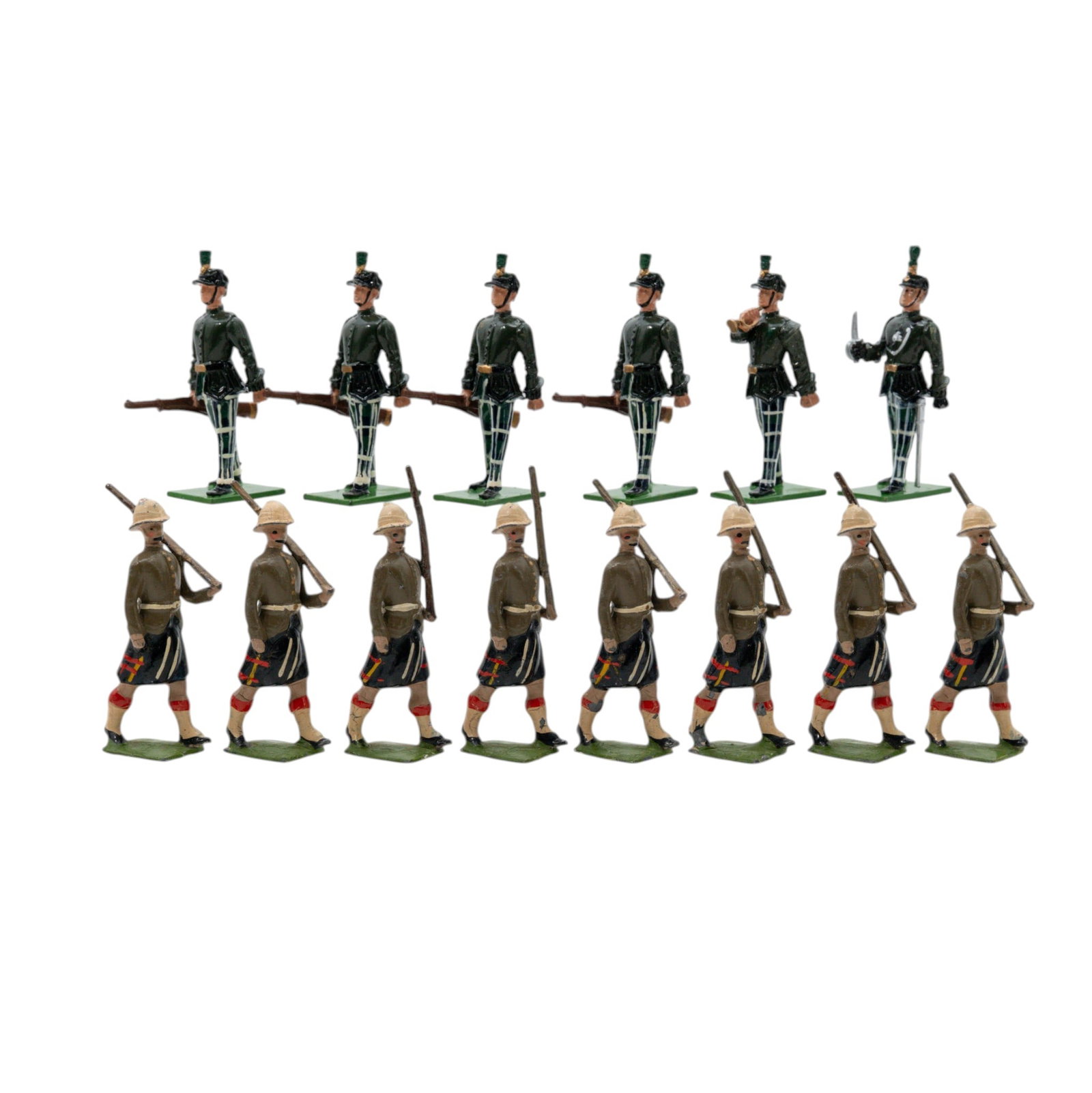 Vintage Scottish Military Lead Toy Soldier Figurines (1 of 15)