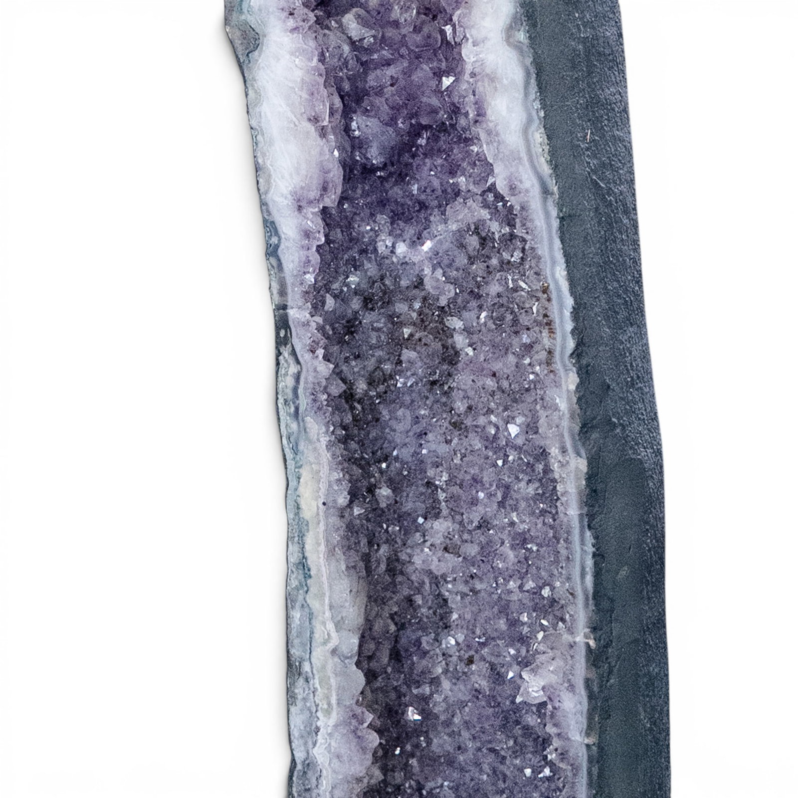 Pair Large Amethyst Cathedral Geodes - 2