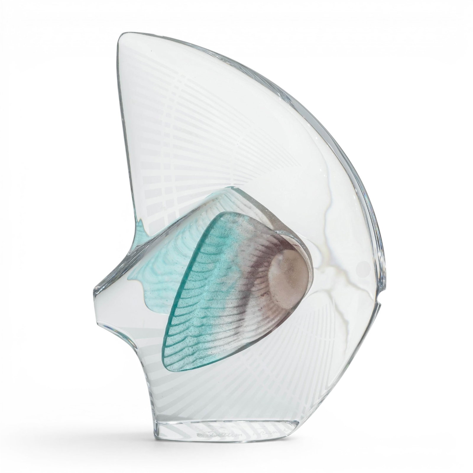 Daum Angelfish Crystal Sculpture (1 of 7)