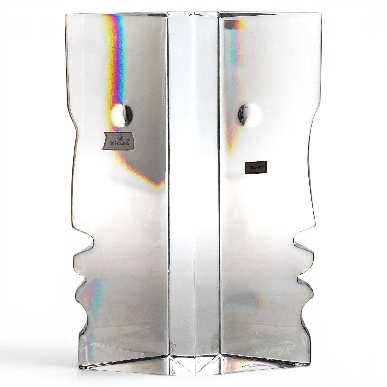Pair R. Rigot X Baccarat "Encounter" Sculptural Bookends (1 of 14)