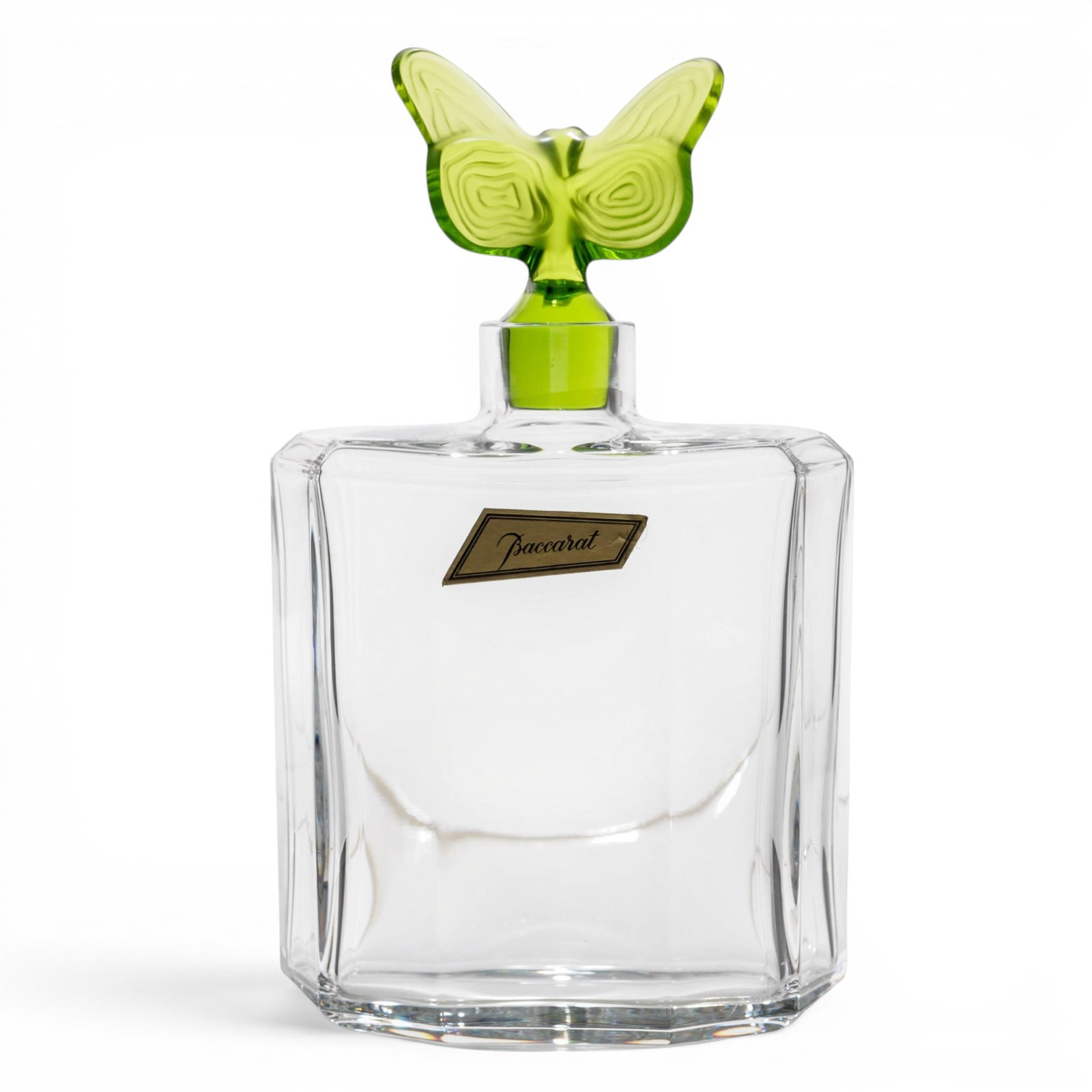 Baccarat Crystal "Perfection" Whiskey Decanter & "Lucky Butterfly" Stopper (1 of 12)