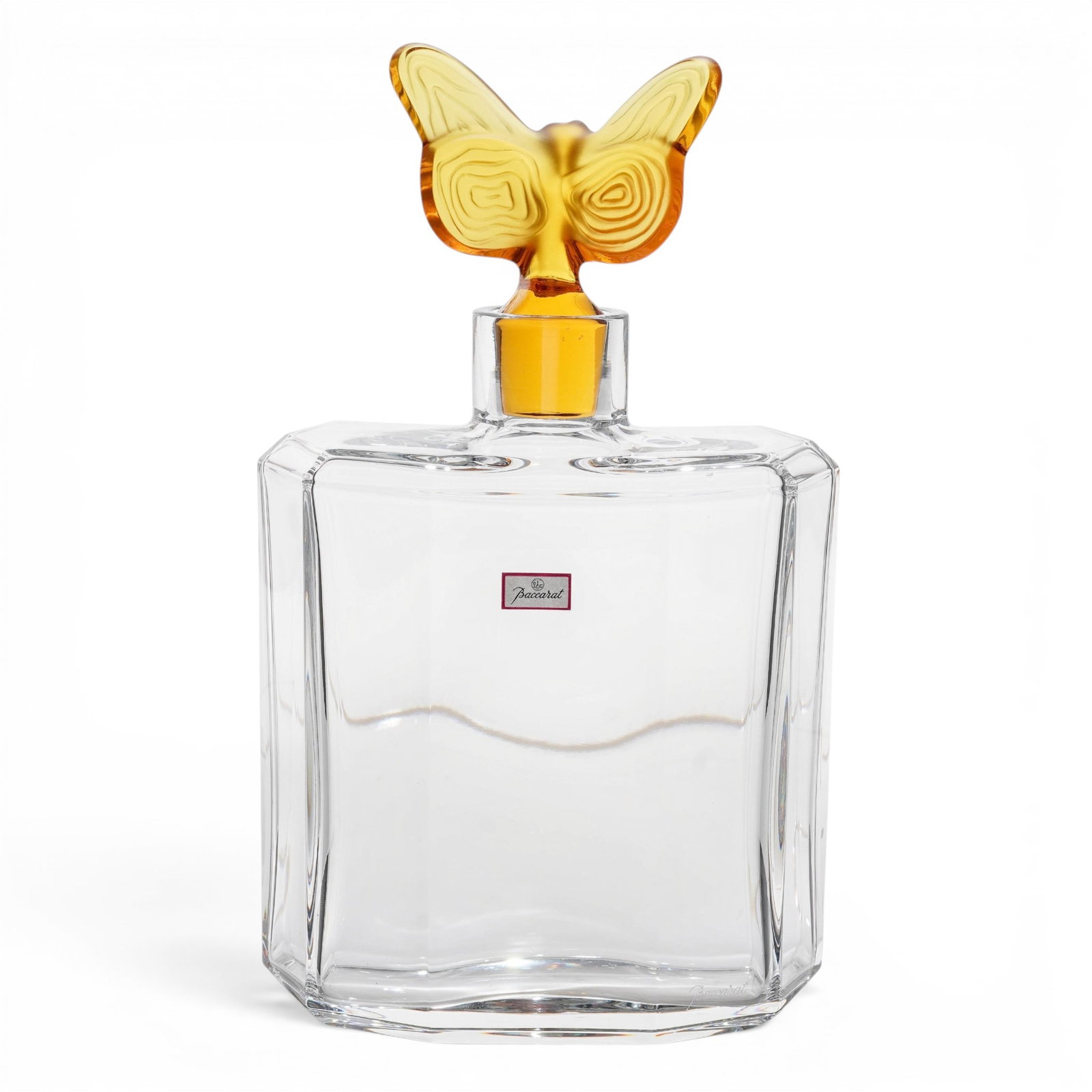 Baccarat Crystal "Perfection" Whiskey Decanter & "Lucky Butterfly" Stopper (1 of 10)