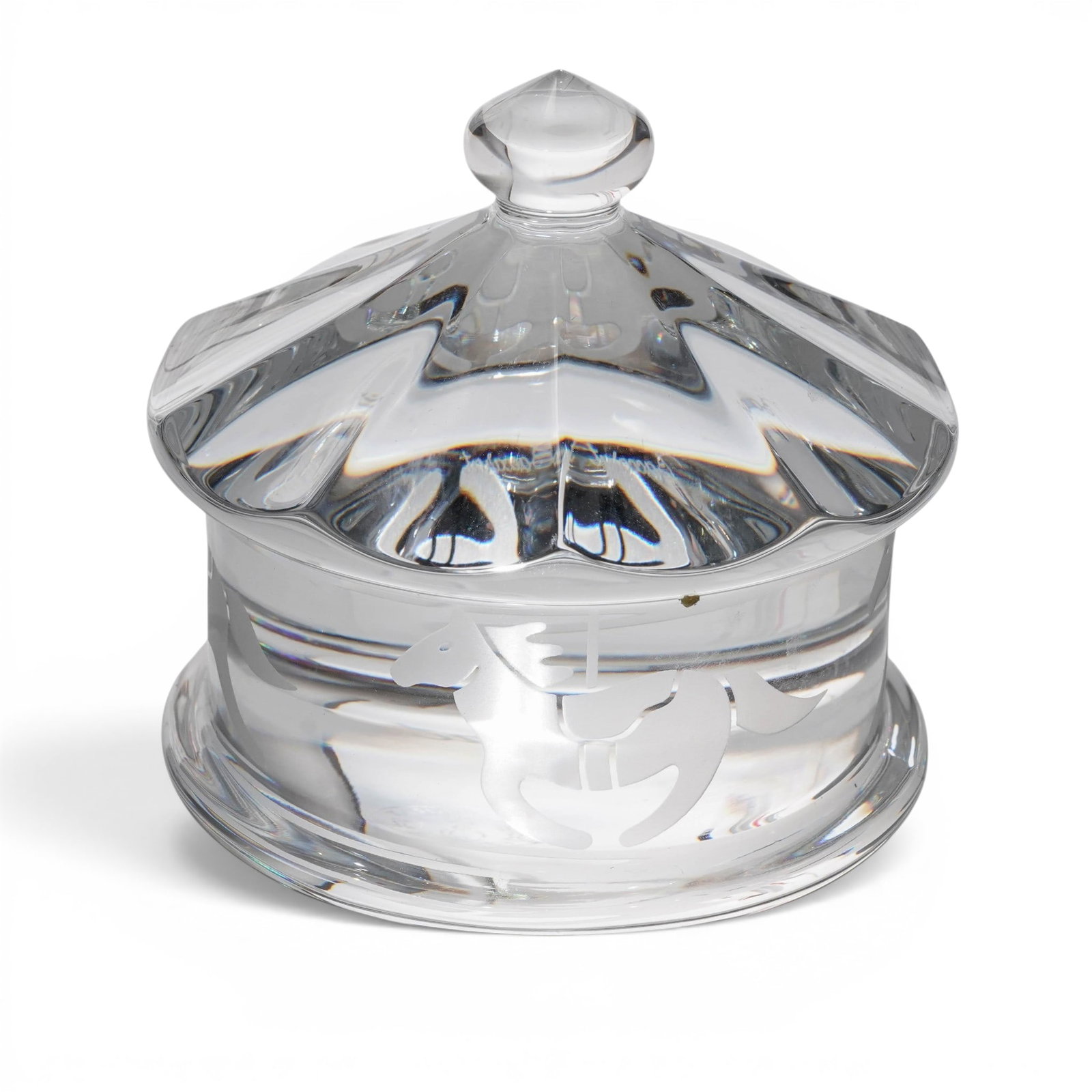 Baccarat Crystal "Carousel" Paperweight (1 of 11)