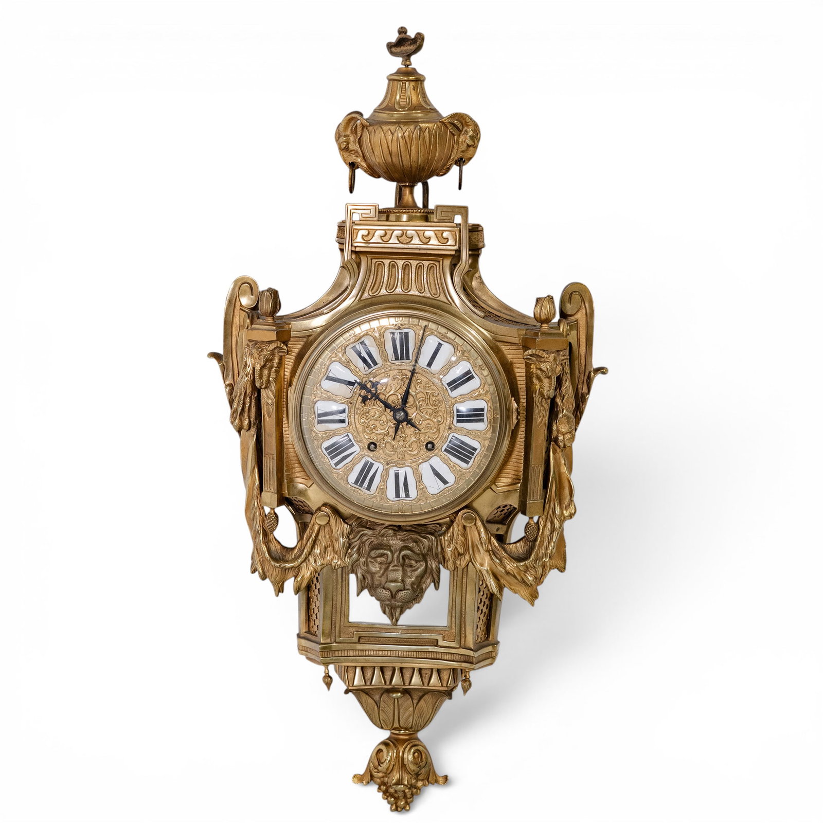 Antique Pinchon Paris French Gilt Bronze Clock (1 of 8)
