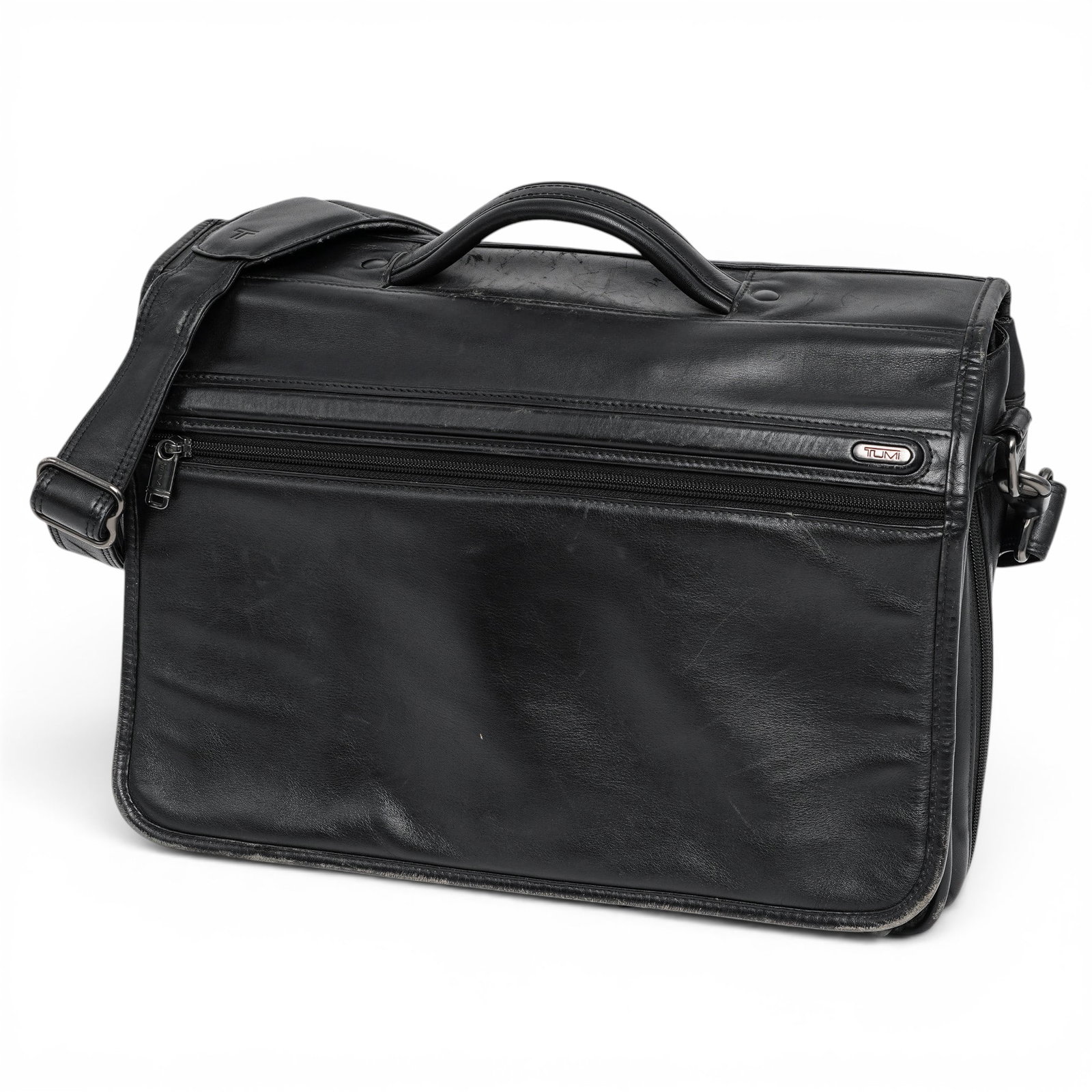 Tumi Nappa Leather Expandable Brief Case (1 of 10)