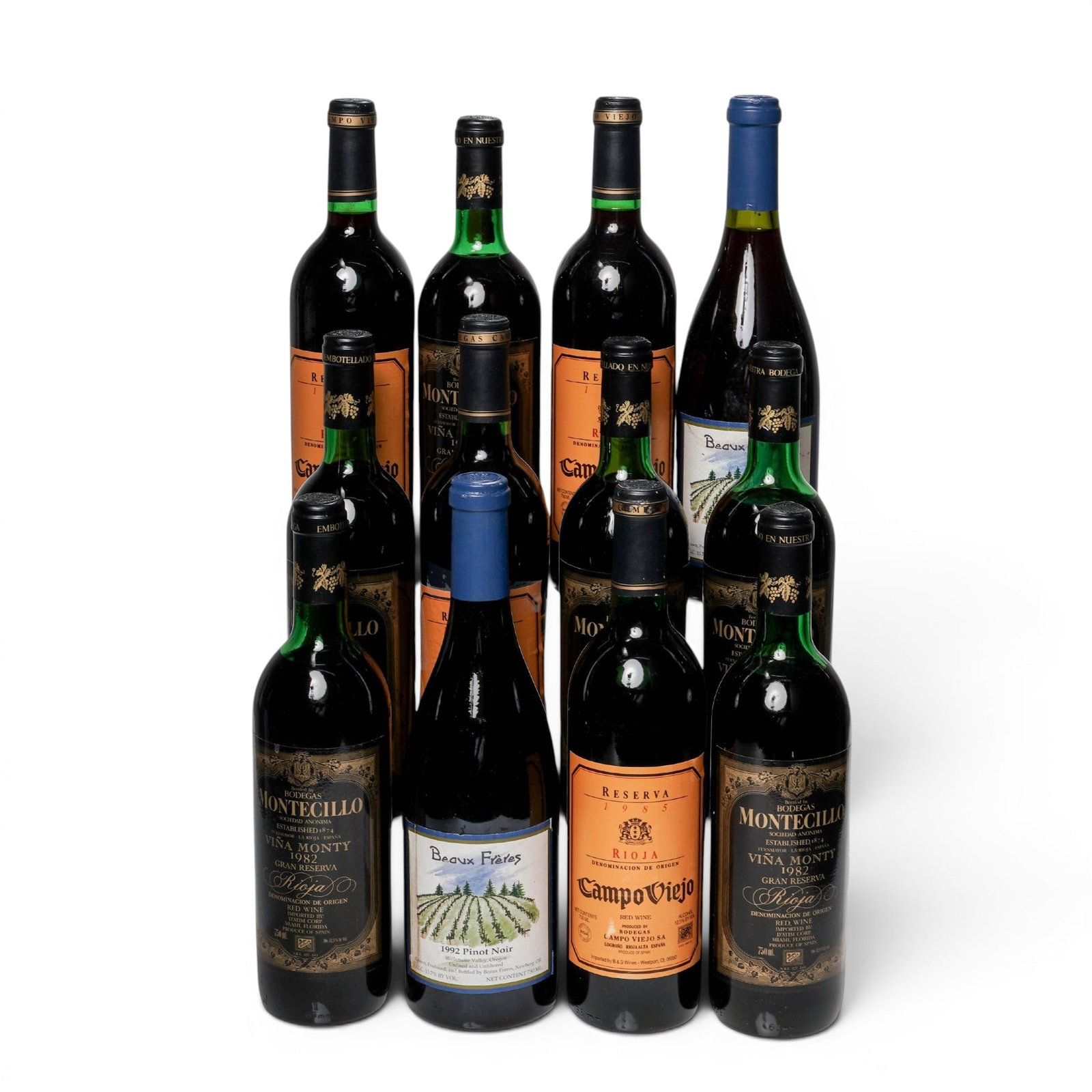 (12 pc) Lot of Spanish & American Red Wine (1 of 9)