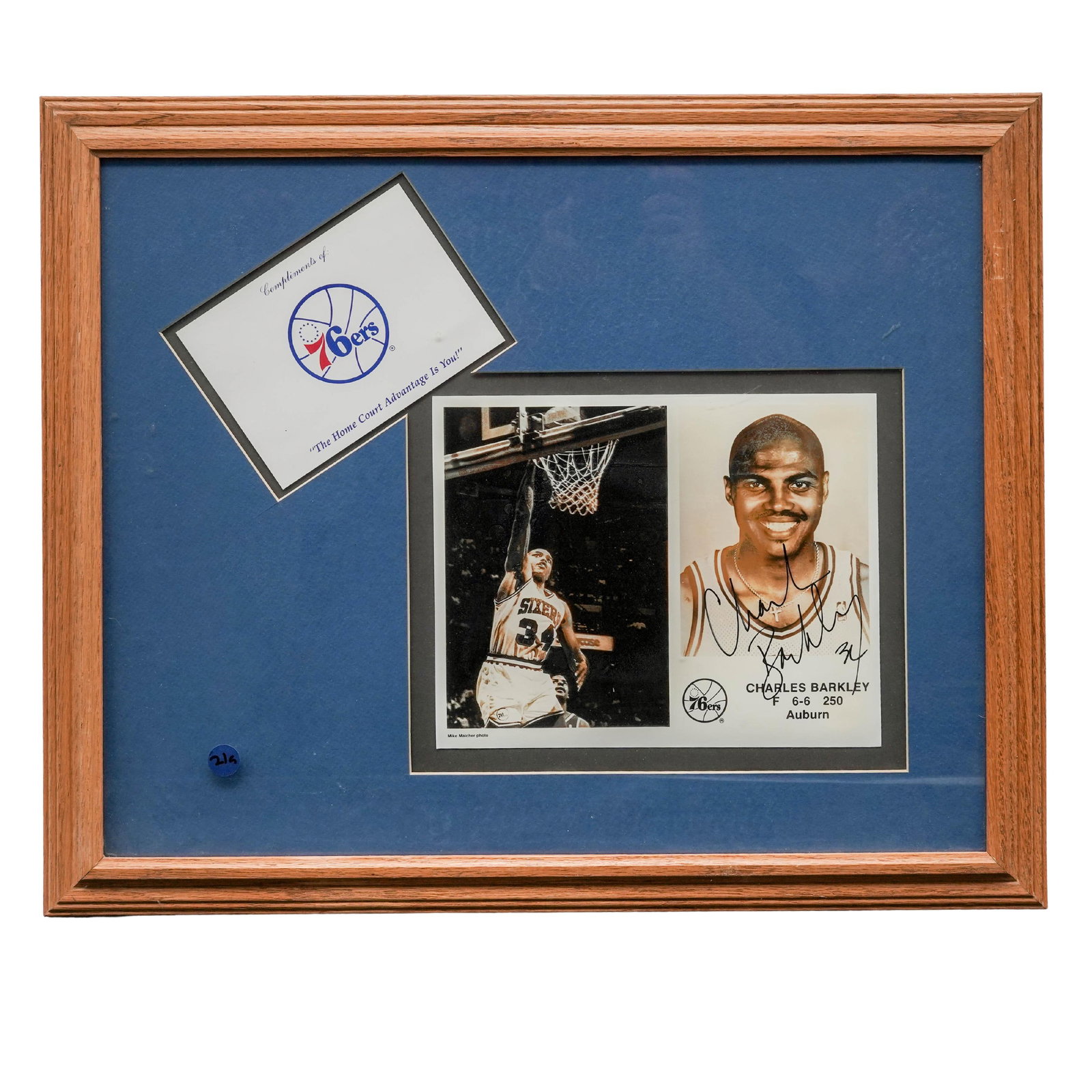 Charles Barkley Signed Photo by Mike Maicher (1 of 6)