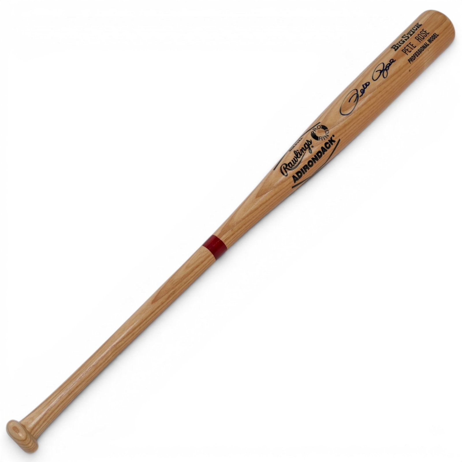 Pete Rose Signed Adirondack Big Stick Baseball Bat (1 of 5)