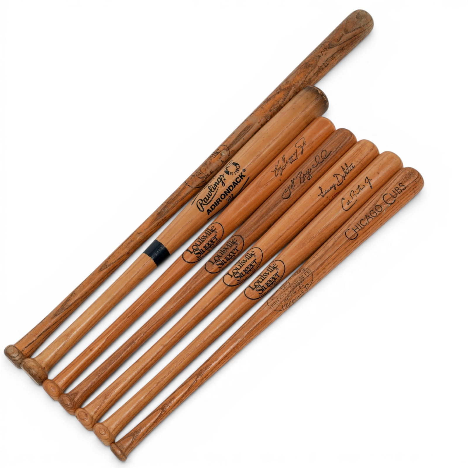 (7 pc) Miniature Collectible Baseball Bats (1 of 9)