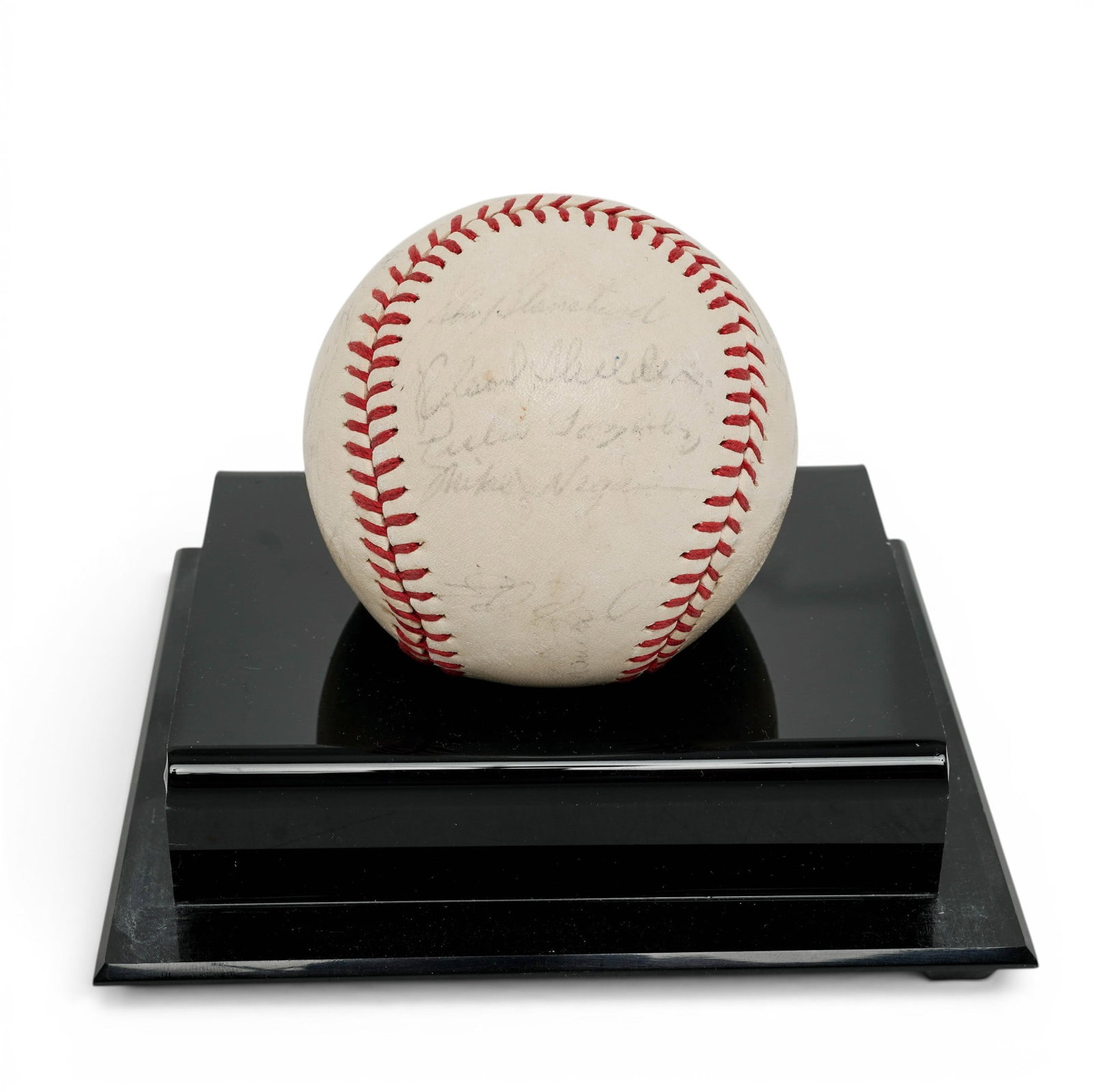 1964 New York Yankees Team Baseball w/ 25 Signatures JSA COA (1 of 13)