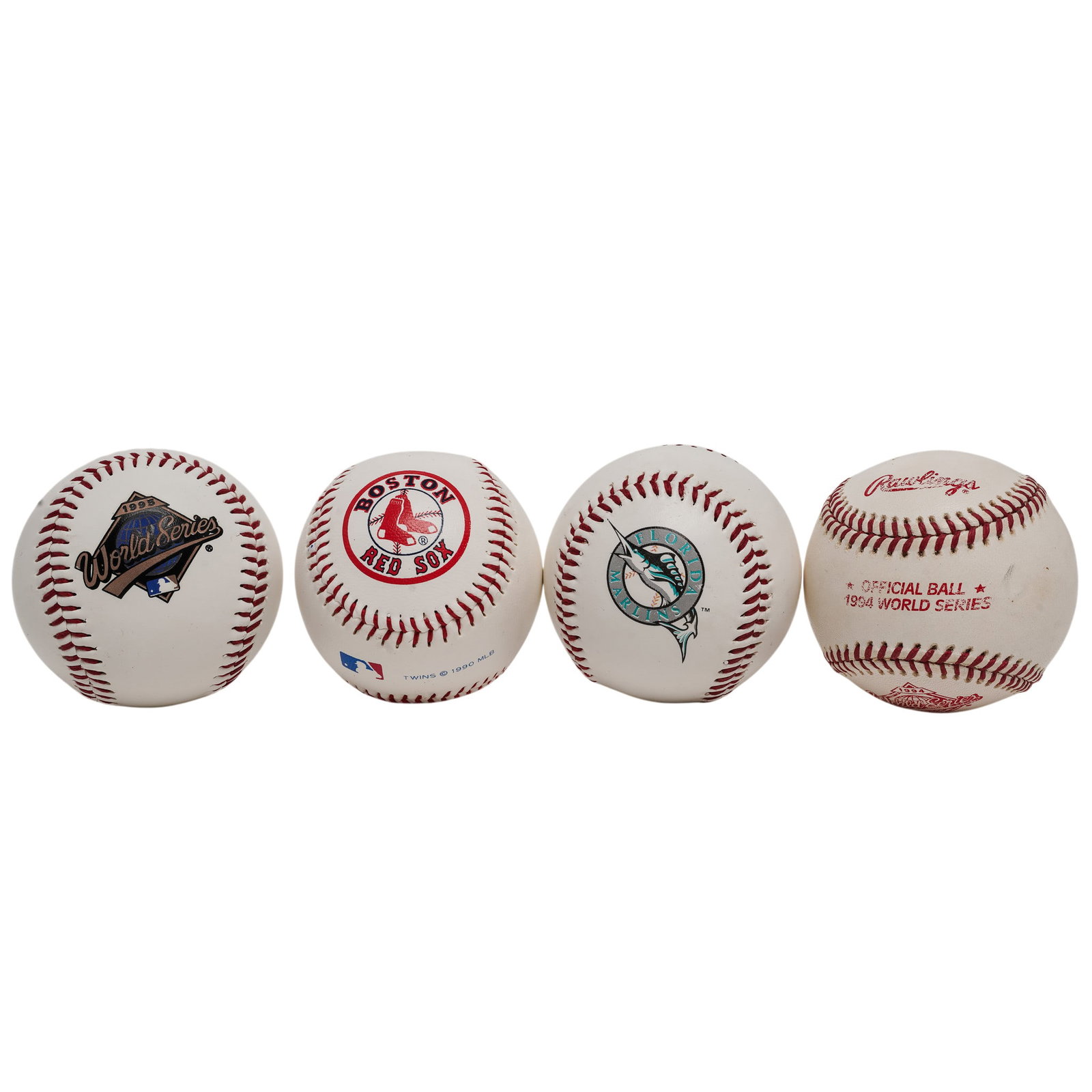 (4 pcs) Official Game Baseballs (1 of 2)