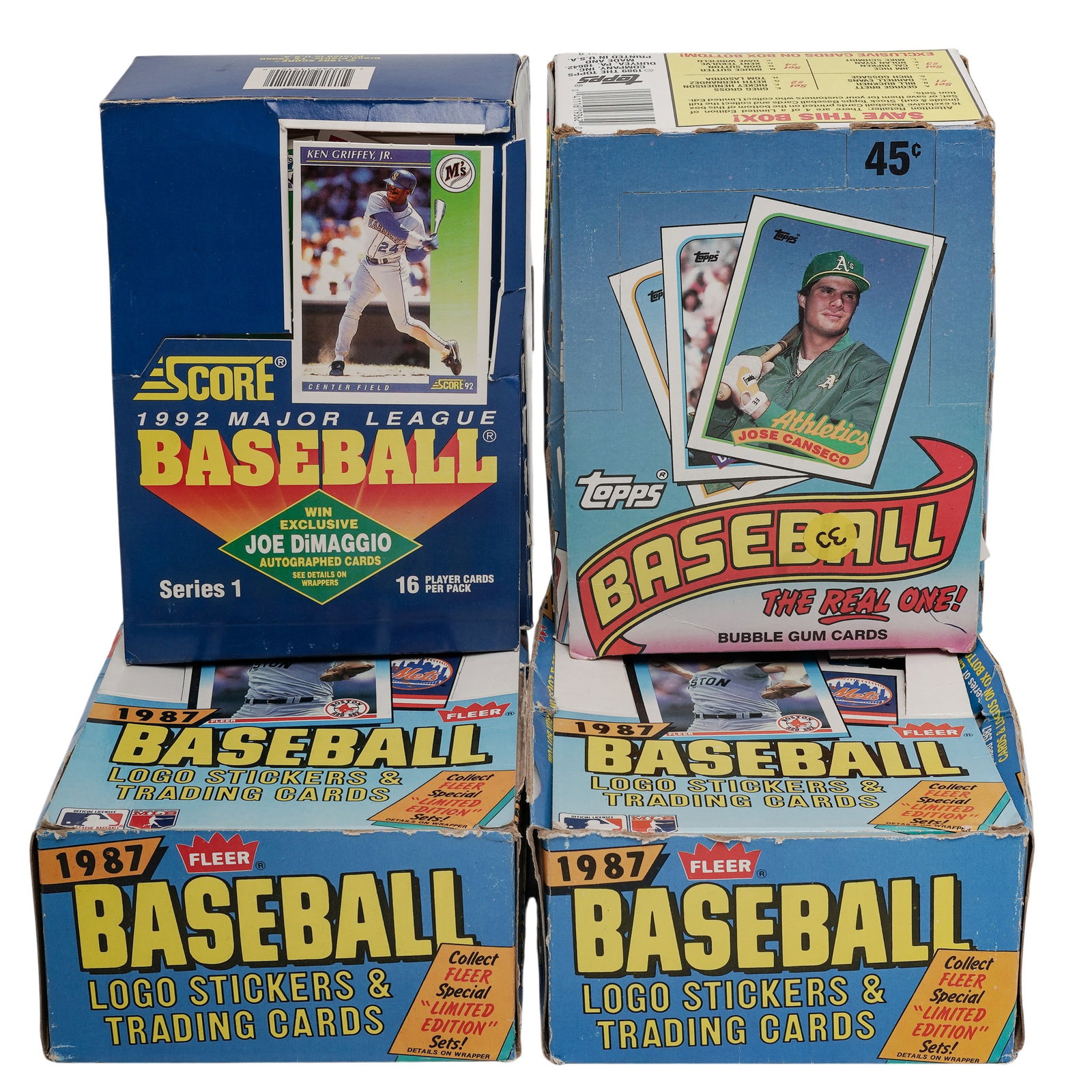 (4 pcs) Topps, Score, Fleer Sports Cards (1 of 12)