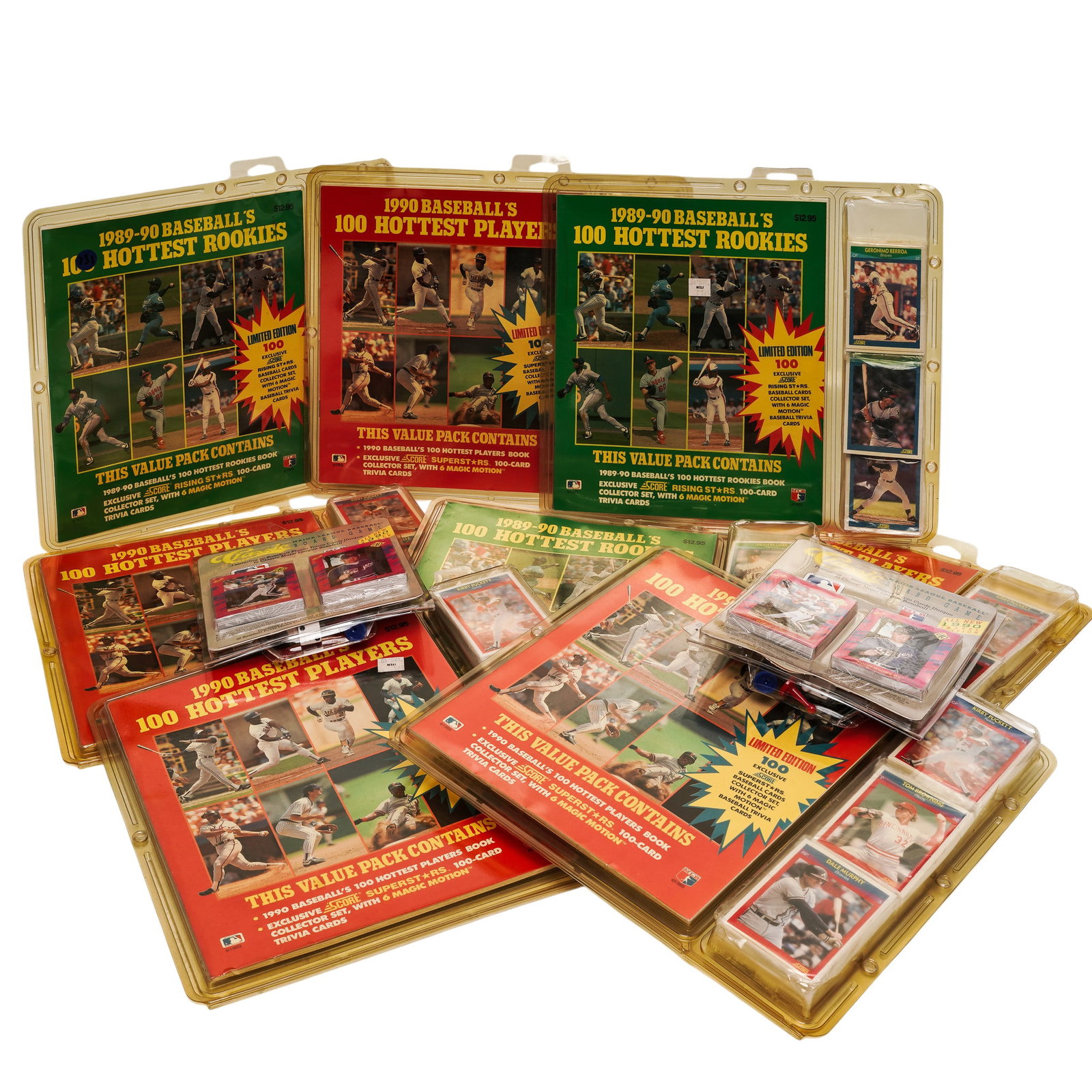 (9 pc) Sealed MLB Card Collectibles & Board Games (1 of 5)