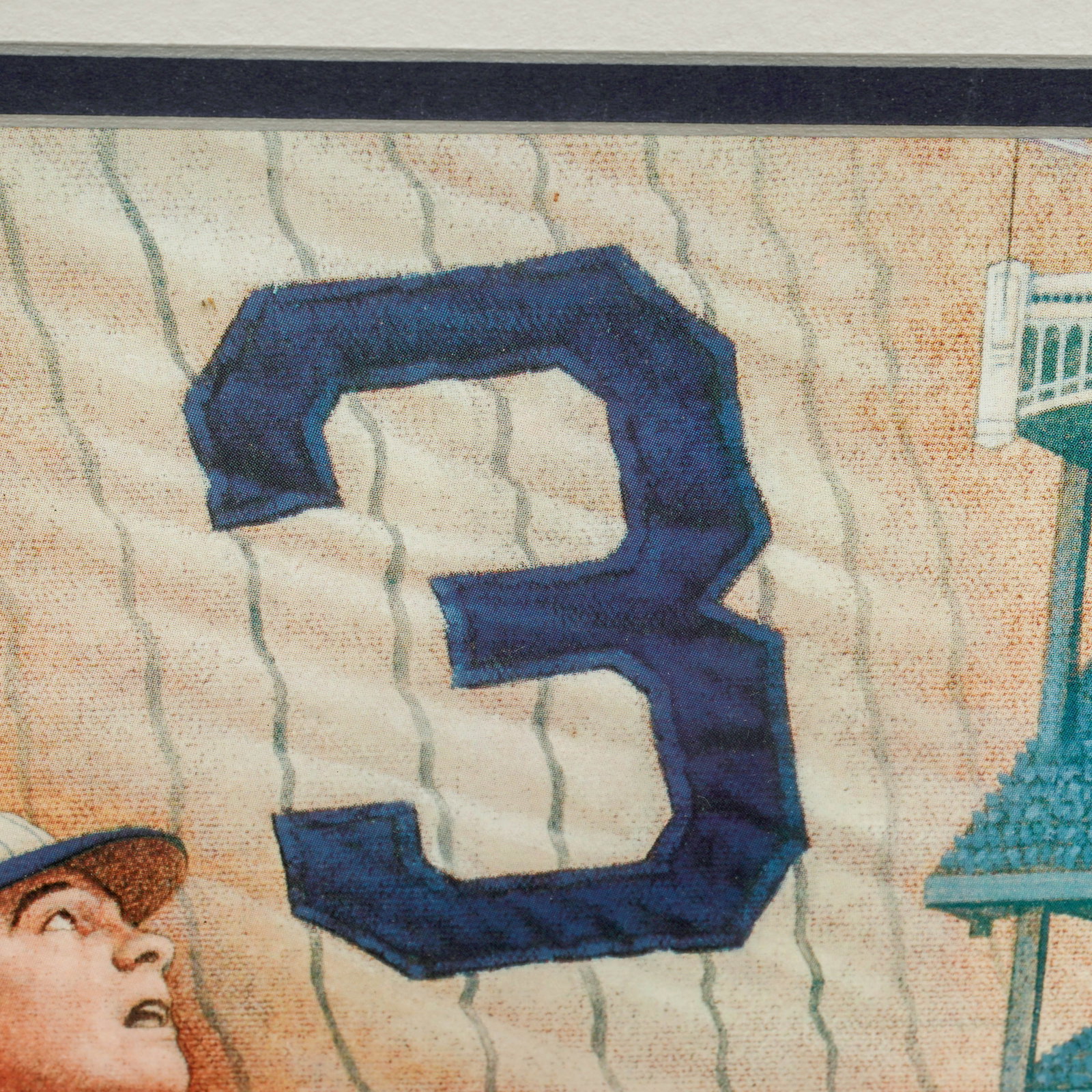 (2 pc) Framed Retro Baseball Posters - 16