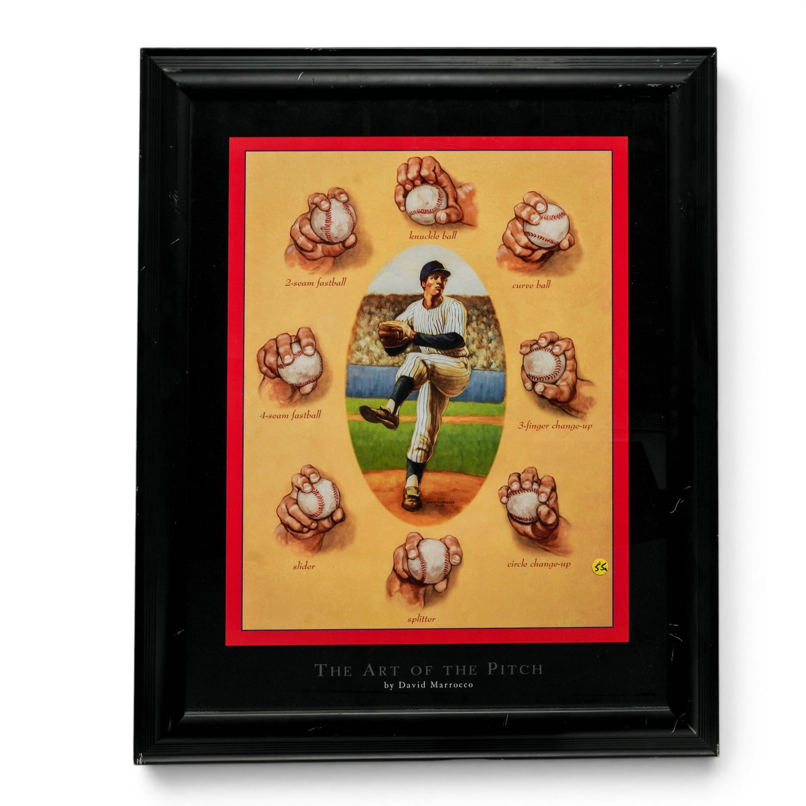 (2 pc) Framed Retro Baseball Posters - 4